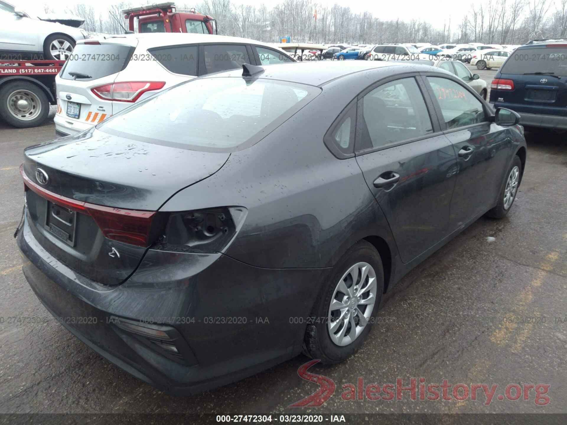 3KPF24AD3LE144330 2020 KIA FORTE