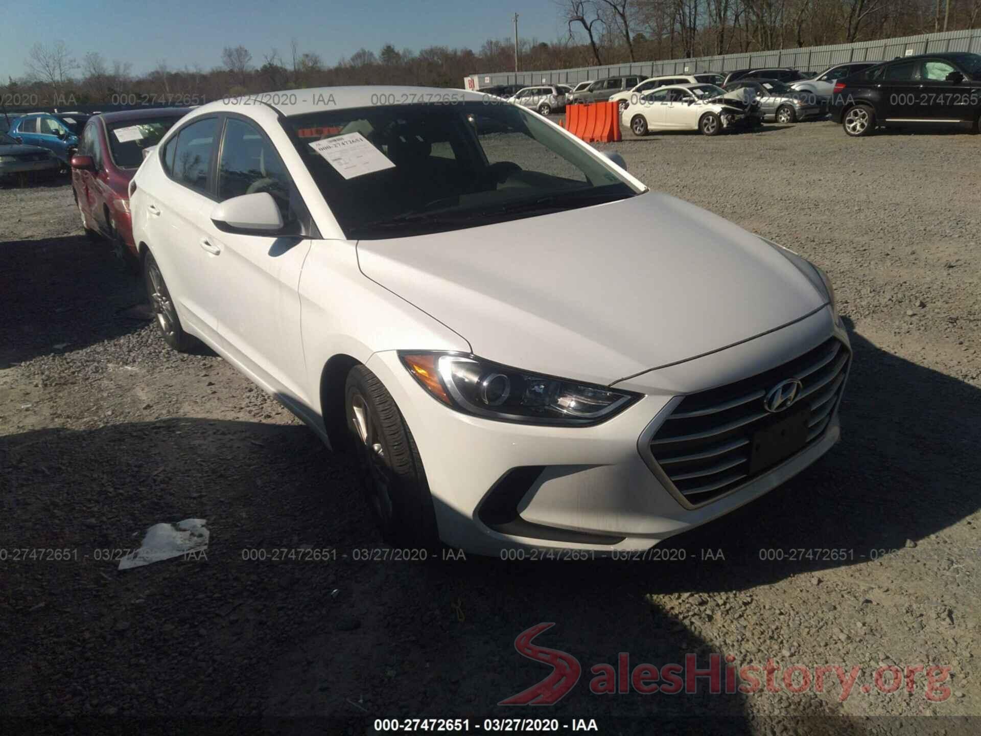 5NPD84LF7HH115694 2017 Hyundai Elantra