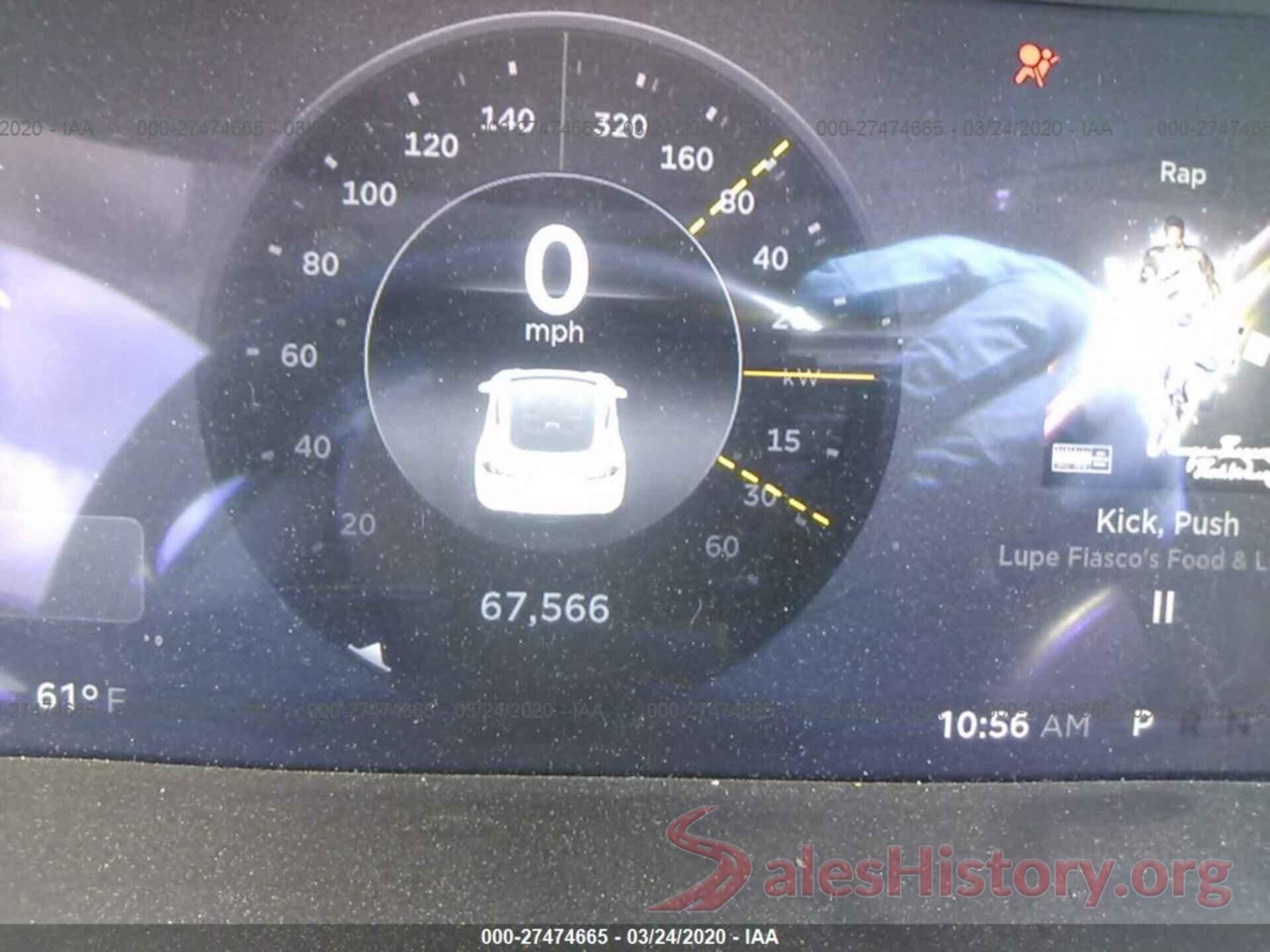 5YJSA1CN6DFP28920 2013 TESLA MODEL S