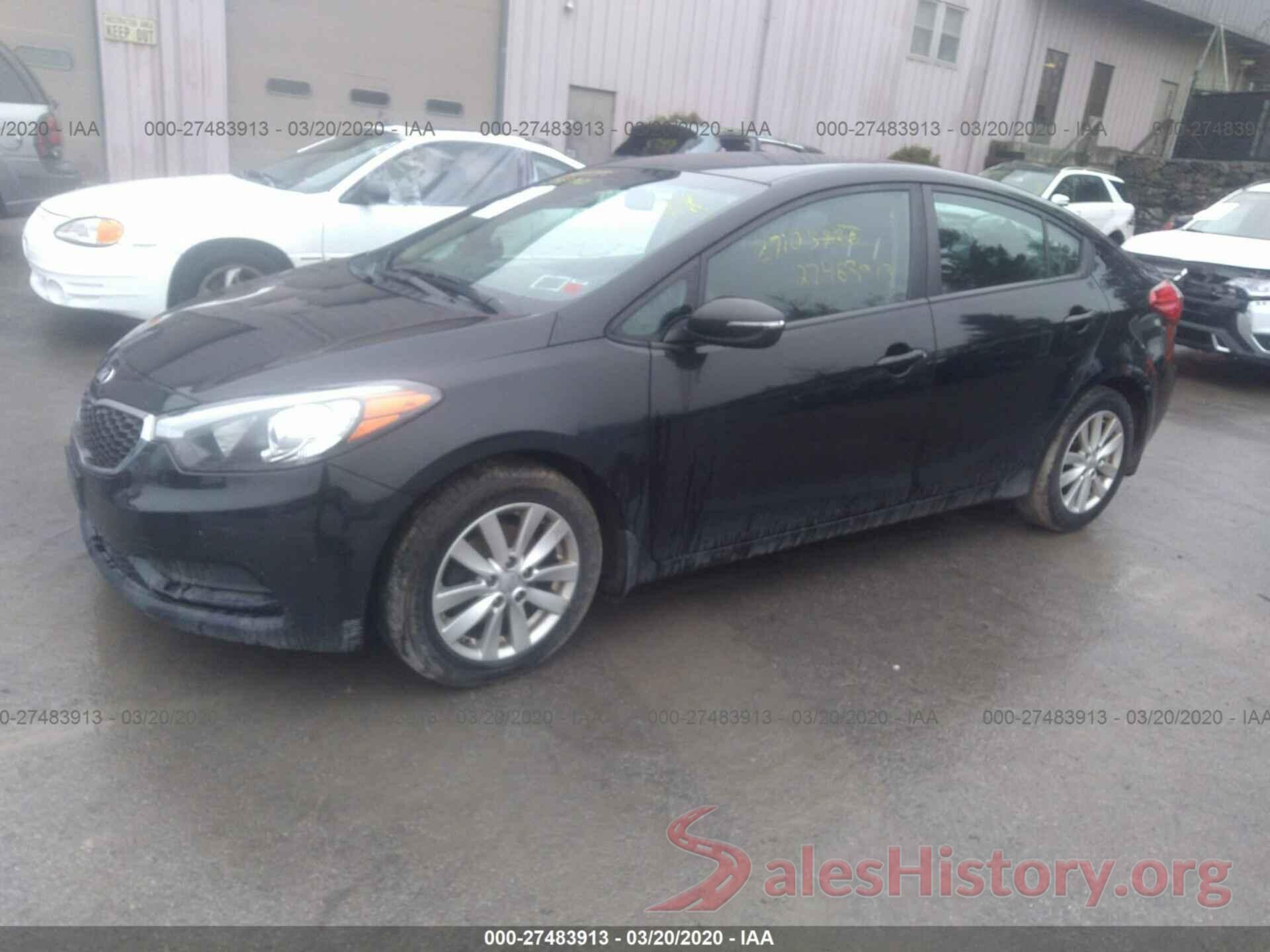 KNAFX4A61F5414641 2015 KIA FORTE