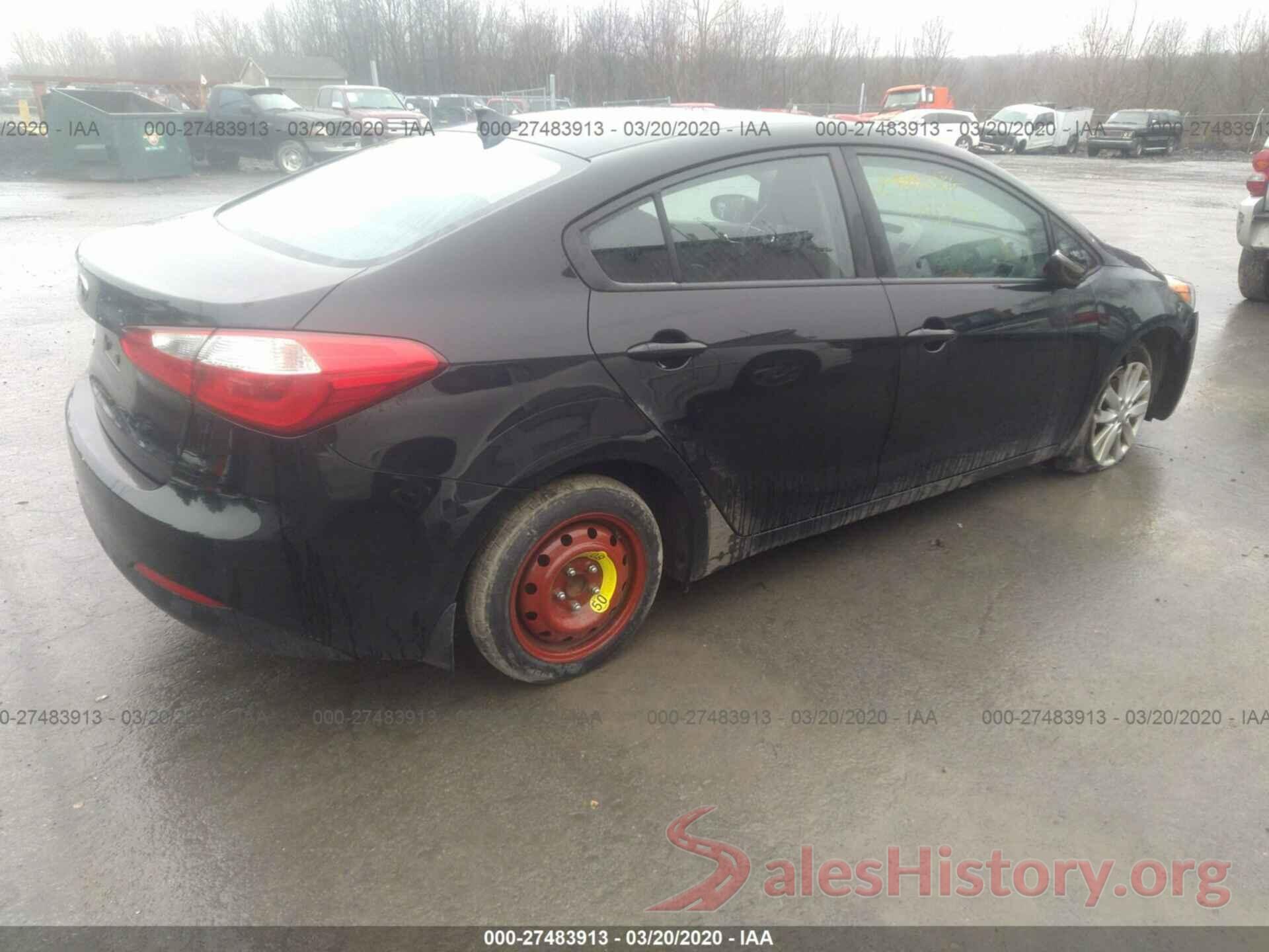 KNAFX4A61F5414641 2015 KIA FORTE