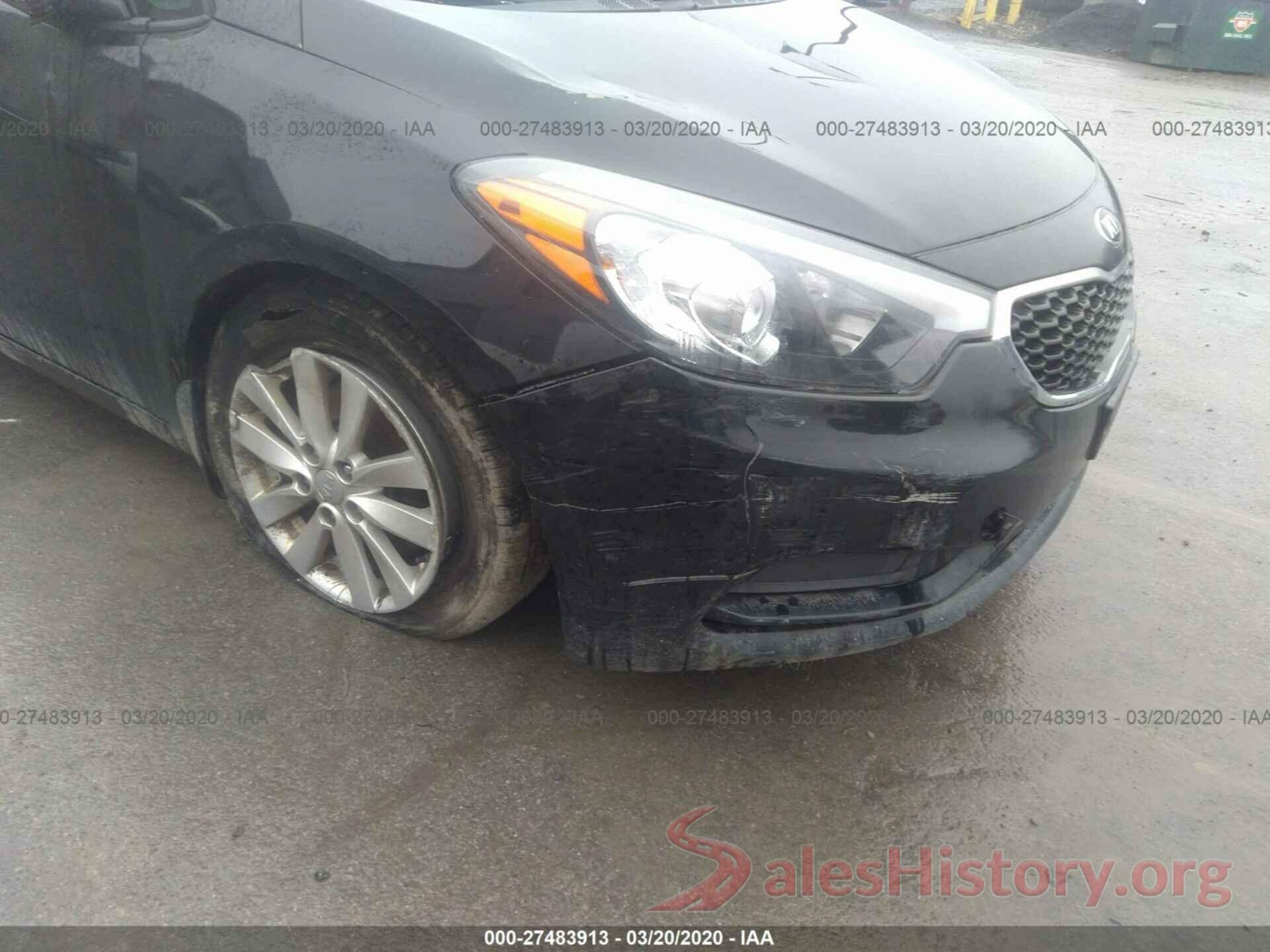 KNAFX4A61F5414641 2015 KIA FORTE