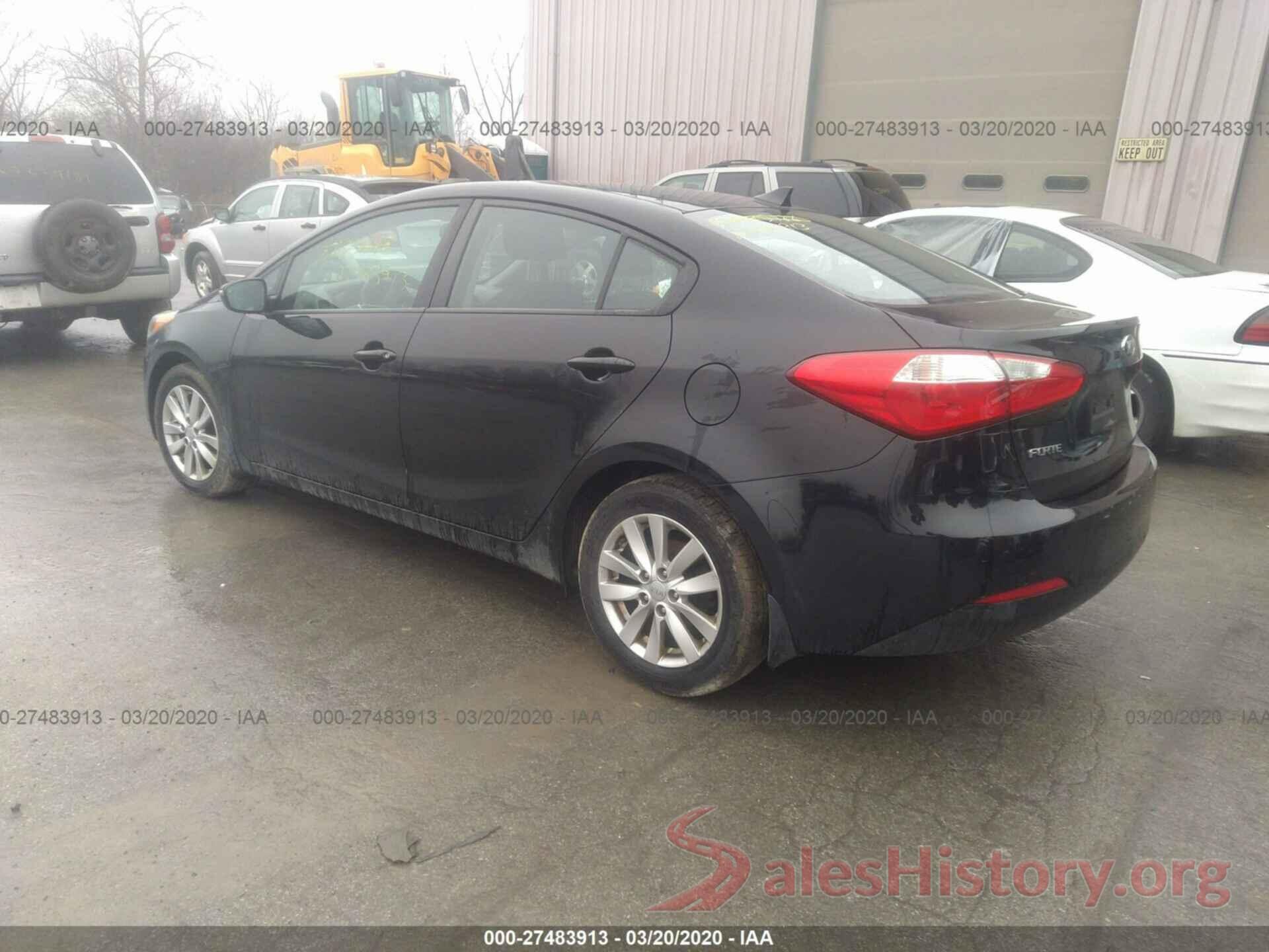 KNAFX4A61F5414641 2015 KIA FORTE