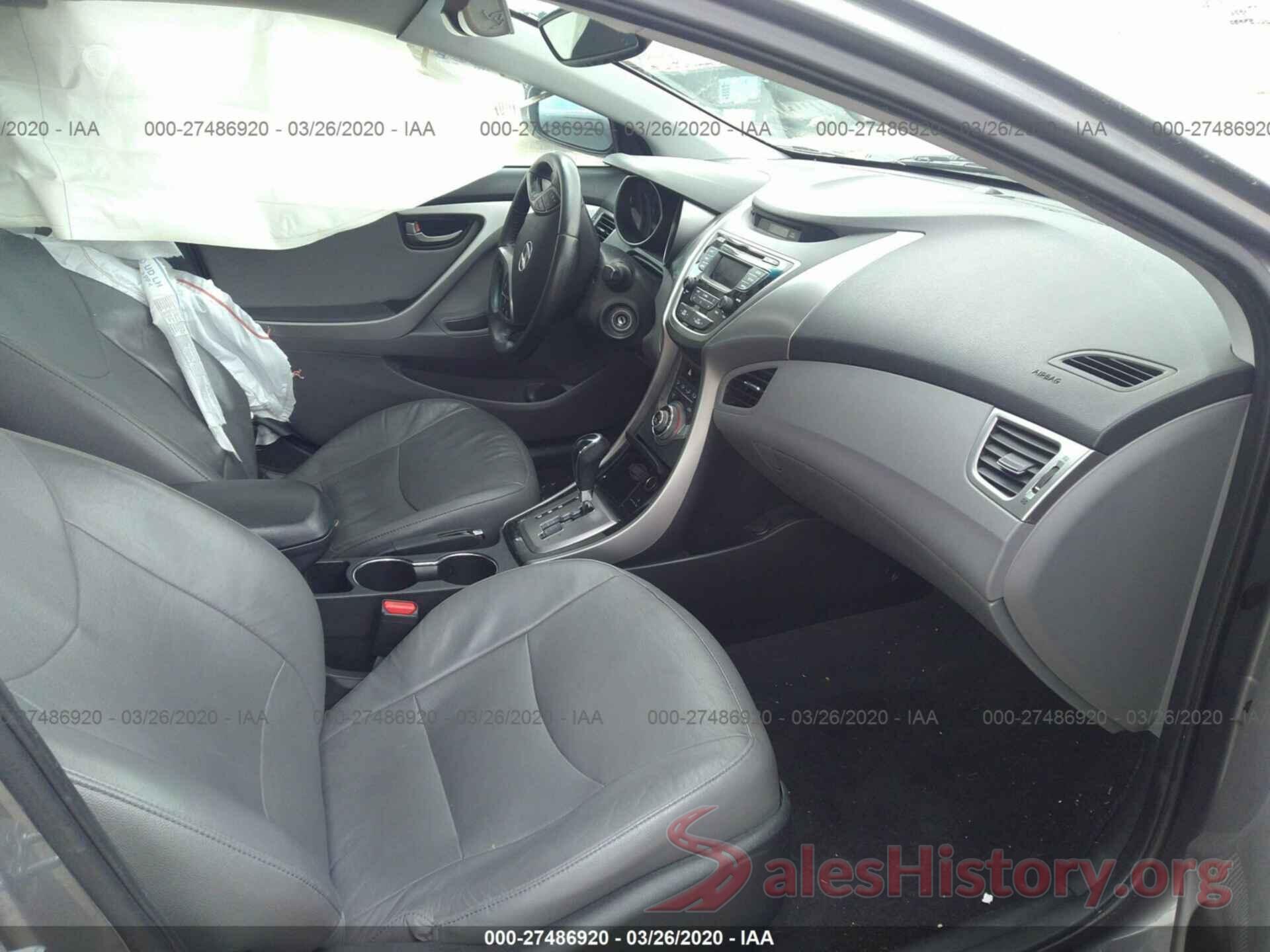 5NPD84LF8HH122881 2013 HYUNDAI ELANTRA