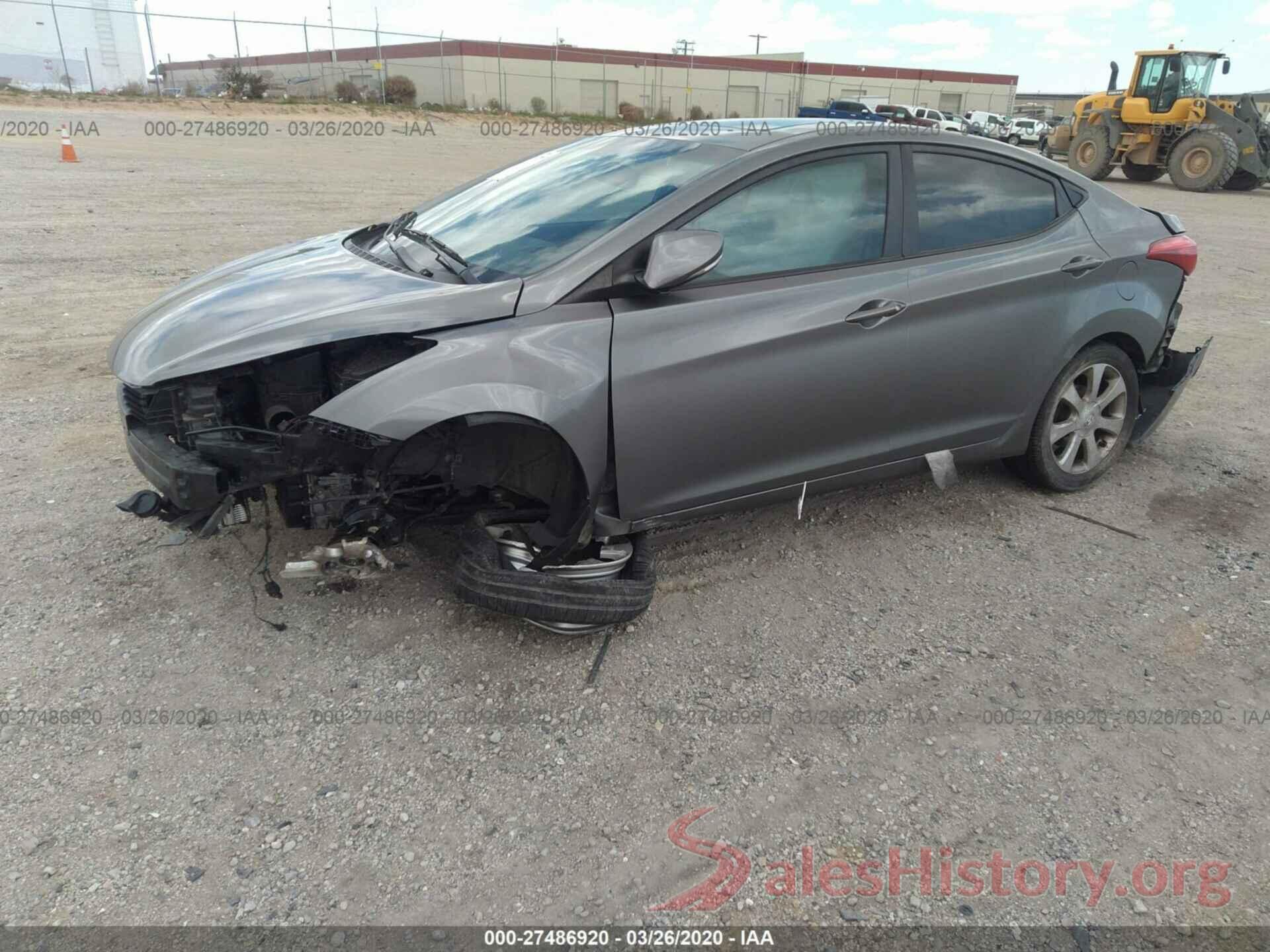 5NPD84LF8HH122881 2013 HYUNDAI ELANTRA