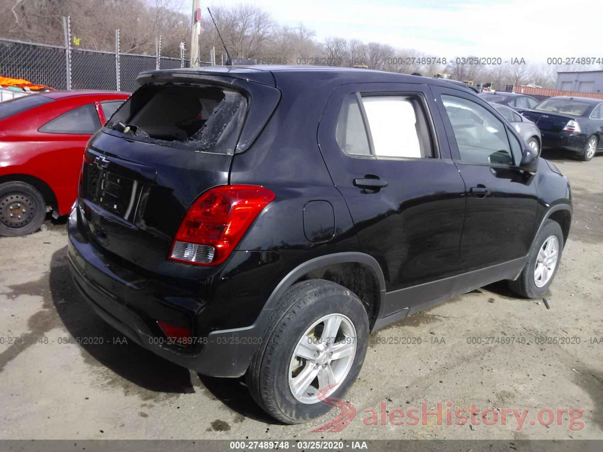 3GNCJNSBXKL365501 2019 CHEVROLET TRAX