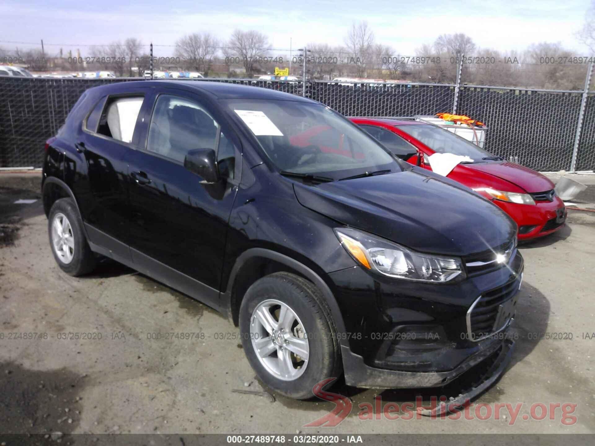 3GNCJNSBXKL365501 2019 CHEVROLET TRAX