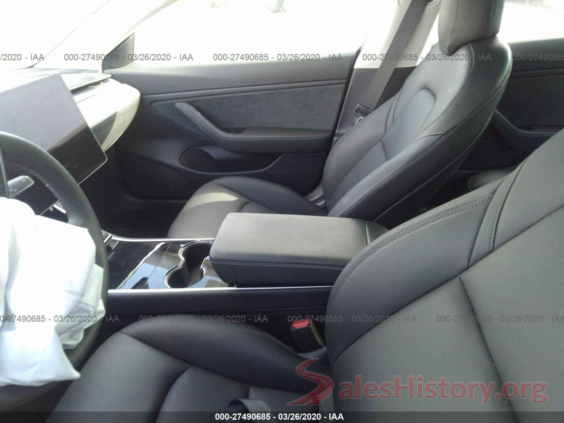 5YJ3E1EA4KF485155 2019 TESLA MODEL 3