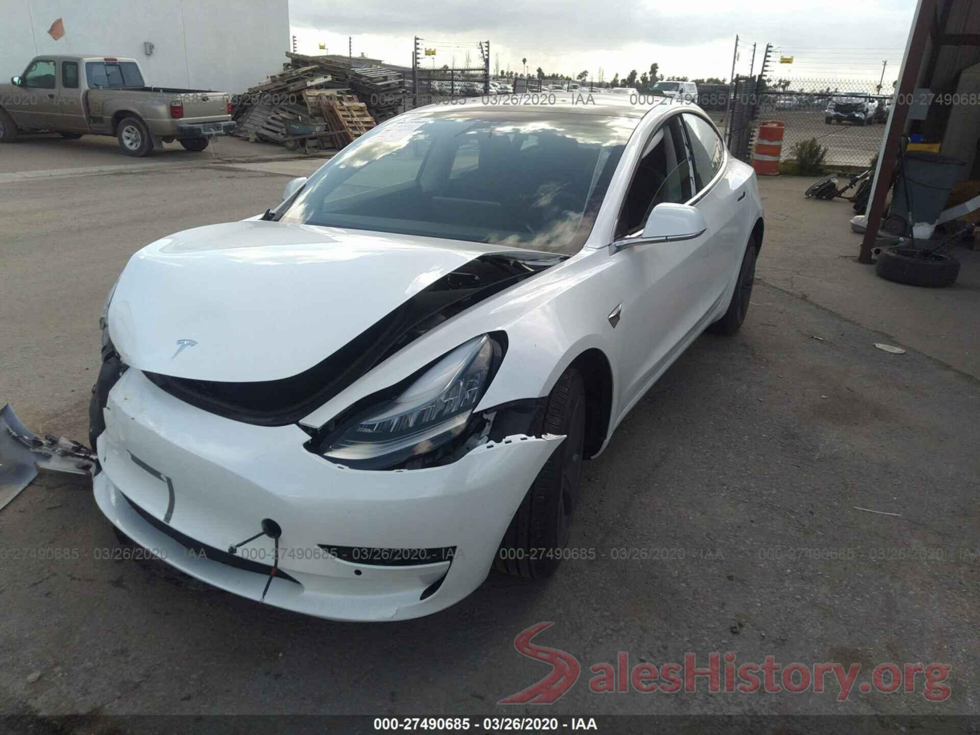 5YJ3E1EA4KF485155 2019 TESLA MODEL 3