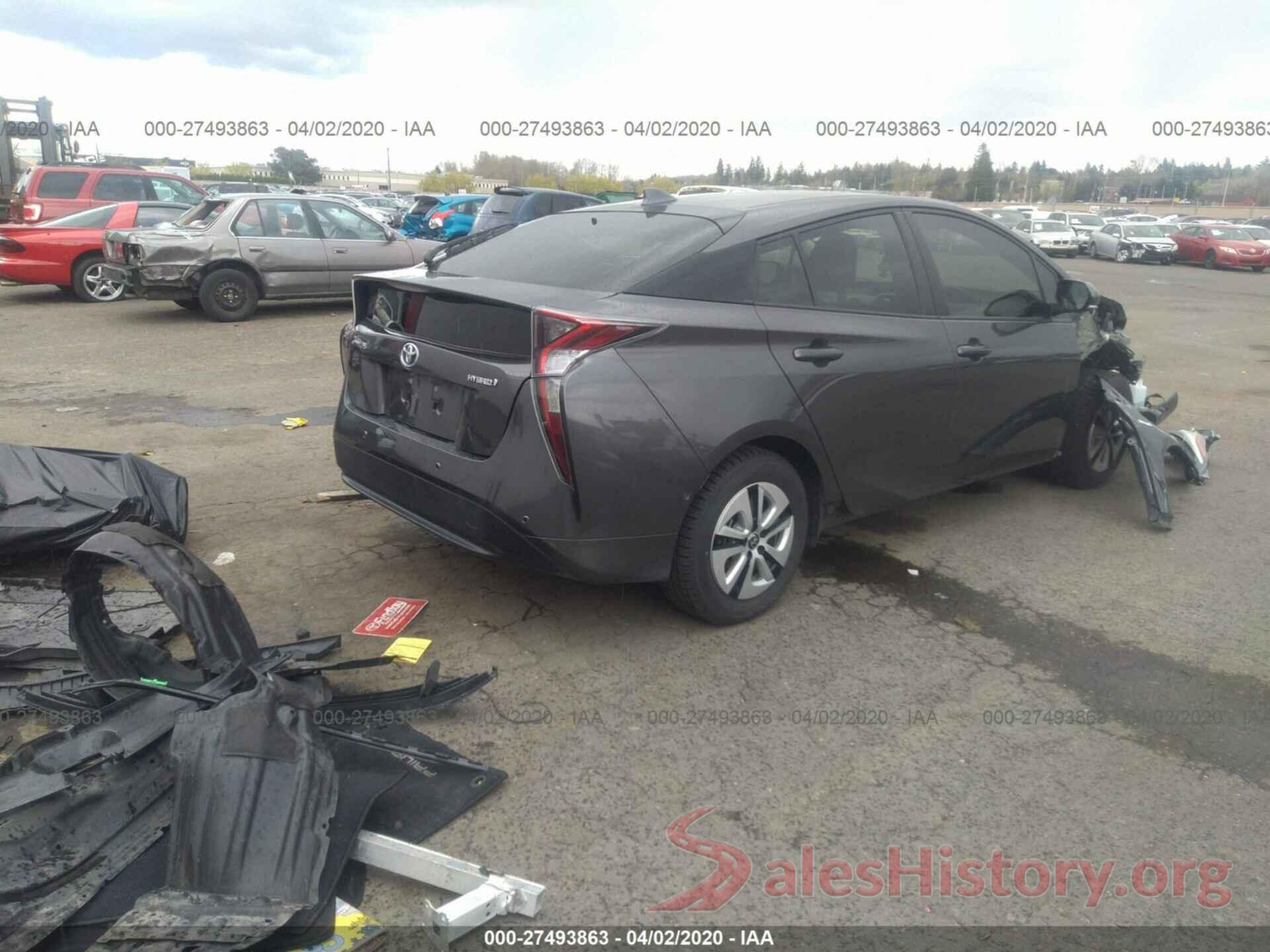 JTDKBRFU0J3598415 2018 TOYOTA PRIUS