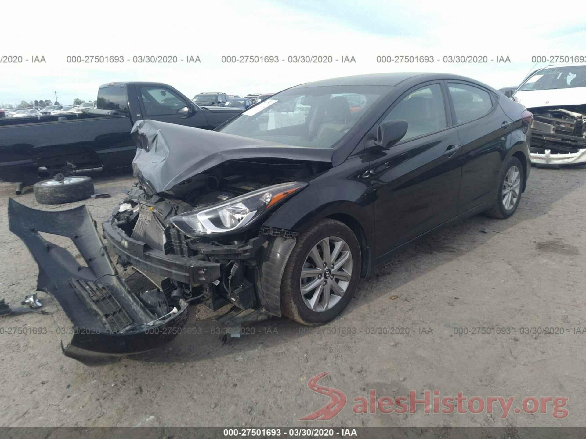 KMHDH4AE1FU320792 2015 HYUNDAI ELANTRA