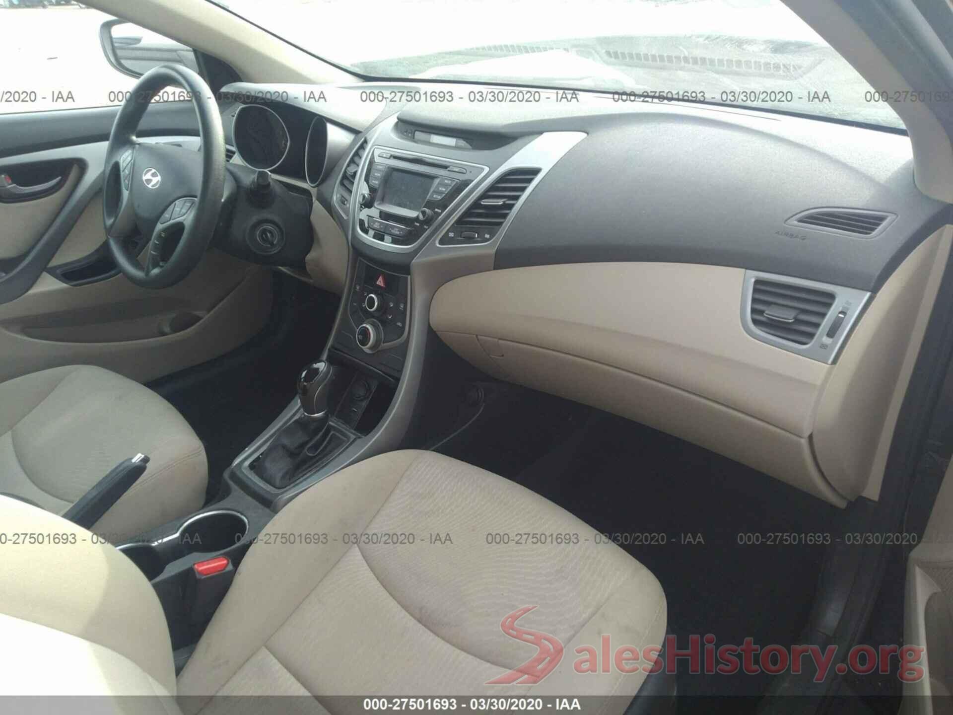 KMHDH4AE1FU320792 2015 HYUNDAI ELANTRA