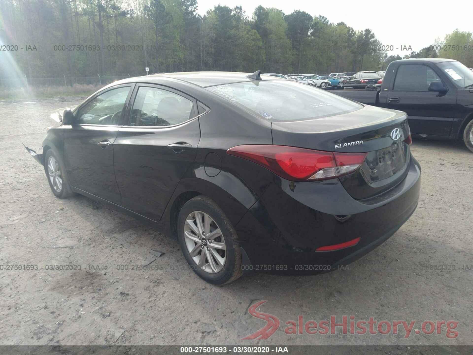 KMHDH4AE1FU320792 2015 HYUNDAI ELANTRA