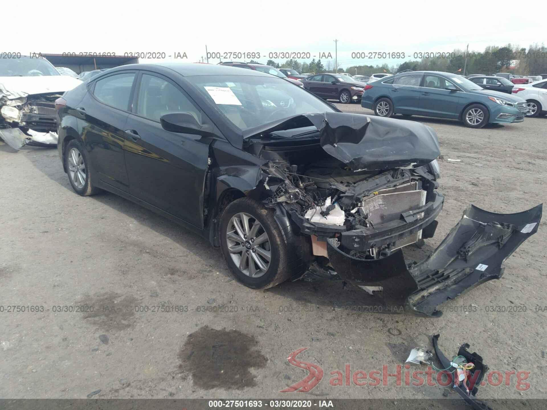 KMHDH4AE1FU320792 2015 HYUNDAI ELANTRA