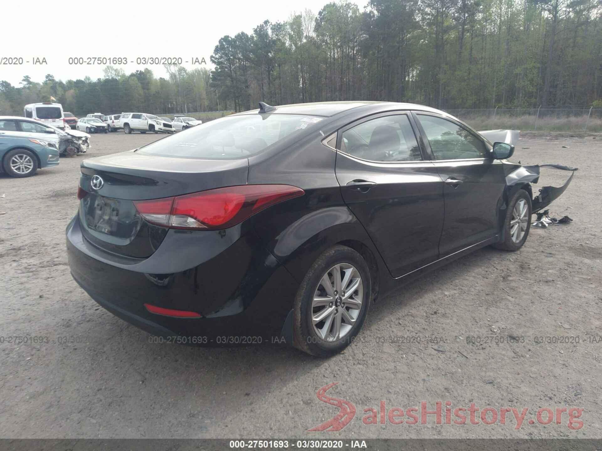 KMHDH4AE1FU320792 2015 HYUNDAI ELANTRA