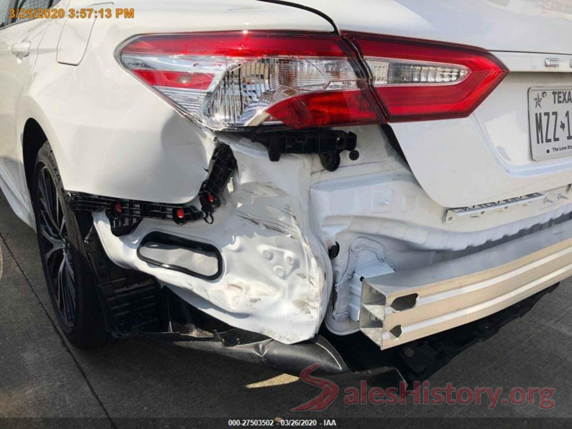 4T1G11AK9LU344906 2020 TOYOTA CAMRY