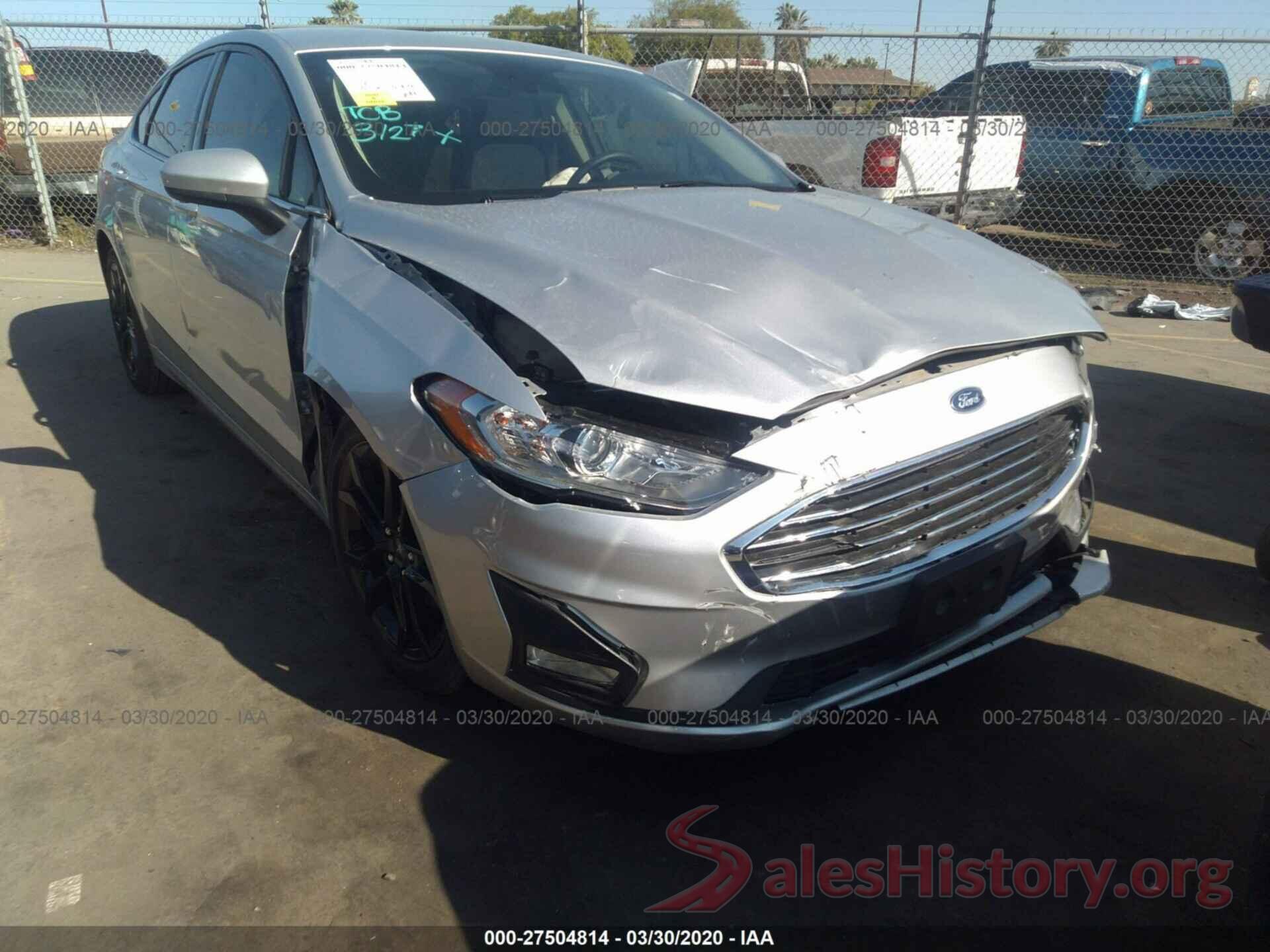 3FA6P0HD3KR179107 2019 FORD FUSION