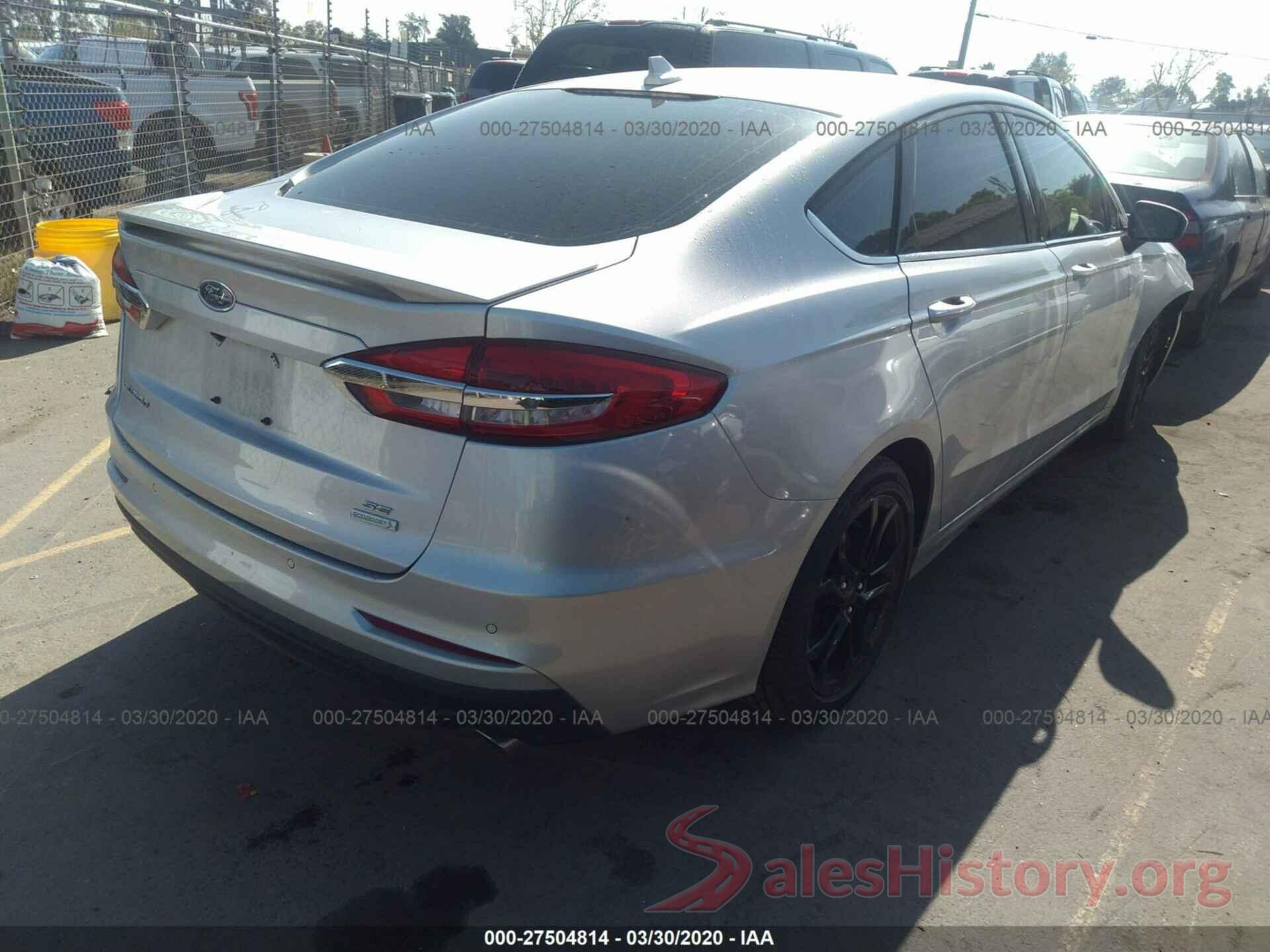 3FA6P0HD3KR179107 2019 FORD FUSION