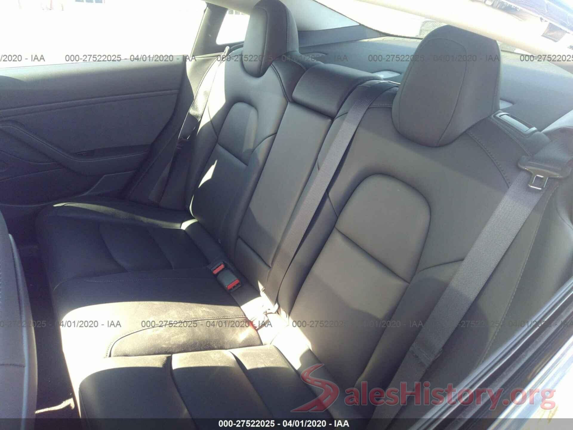 5YJ3E1EBXKF208597 2019 TESLA MODEL 3