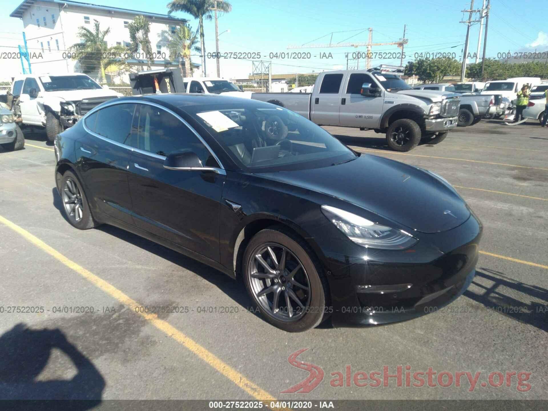 5YJ3E1EBXKF208597 2019 TESLA MODEL 3