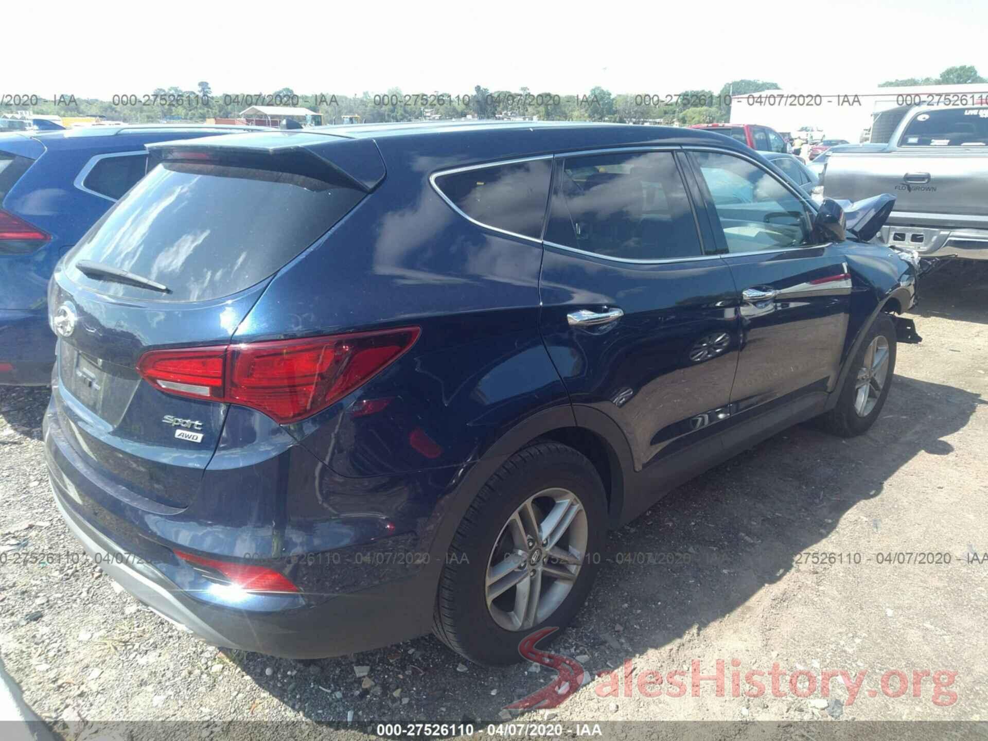 5XYZTDLBXJG554032 2018 HYUNDAI SANTA FE SPORT