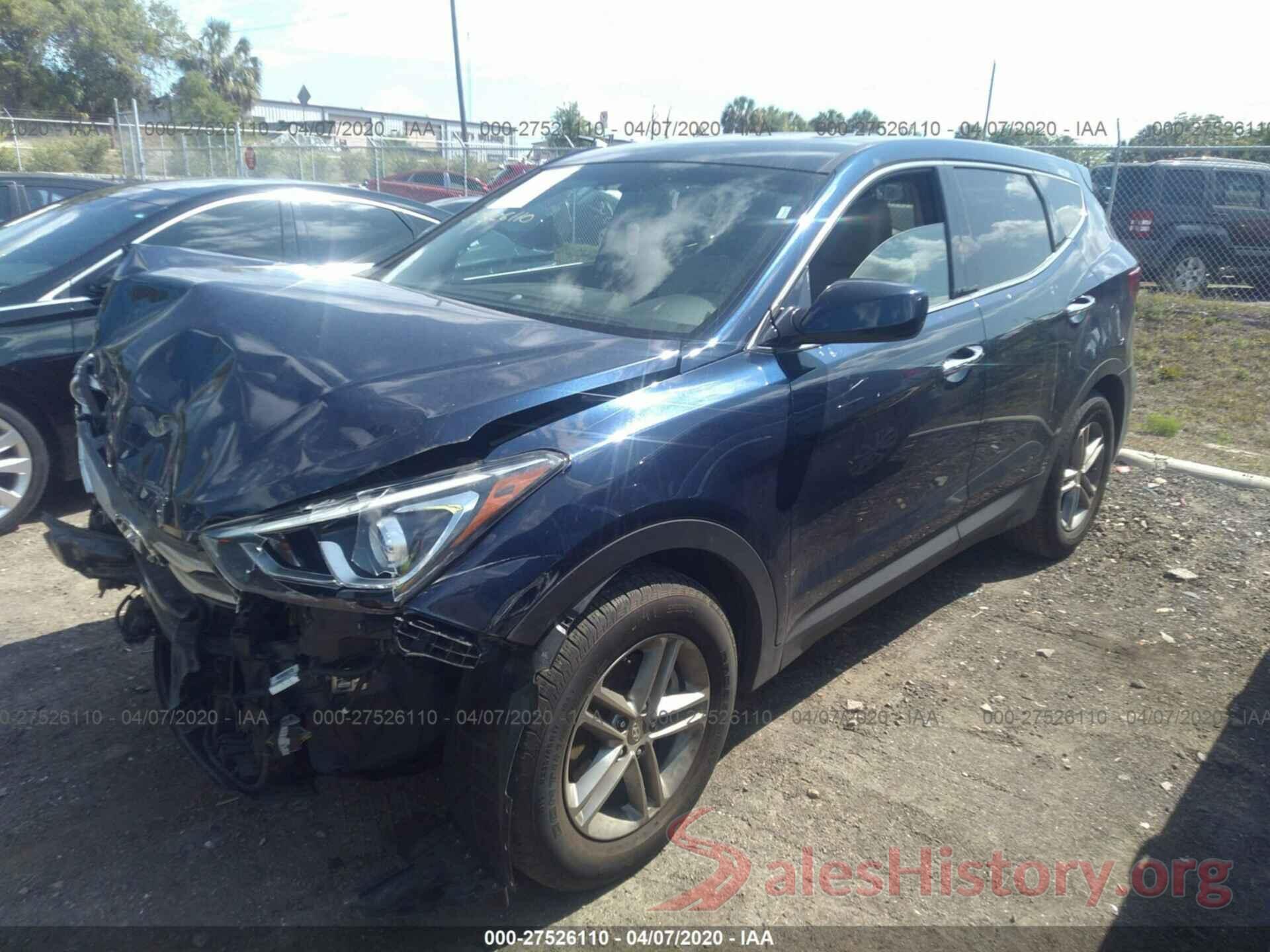 5XYZTDLBXJG554032 2018 HYUNDAI SANTA FE SPORT