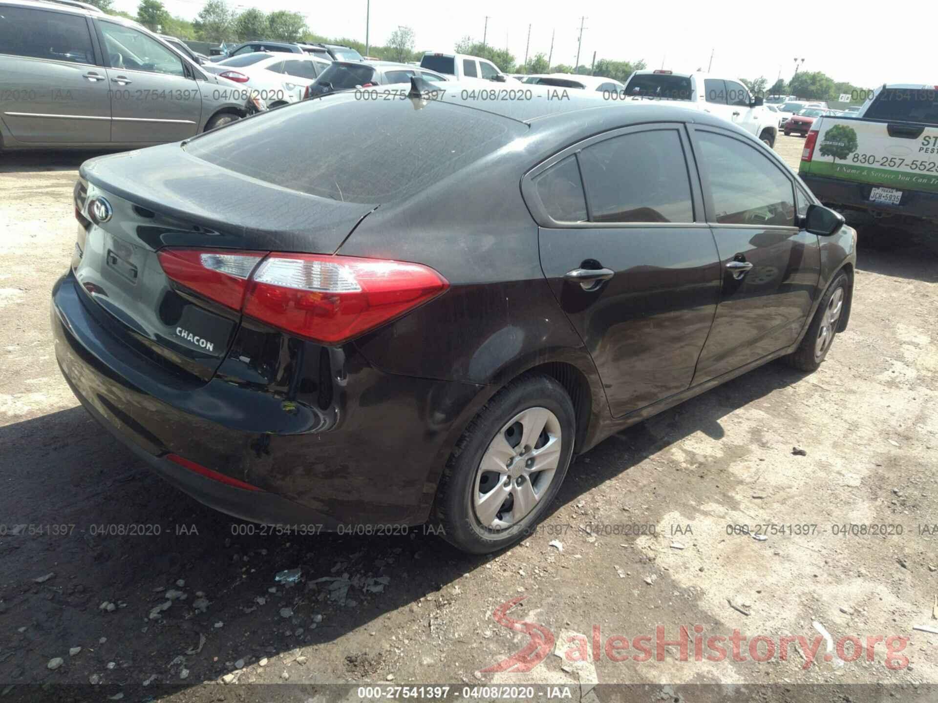 KNAFK4A67G5591985 2016 KIA FORTE