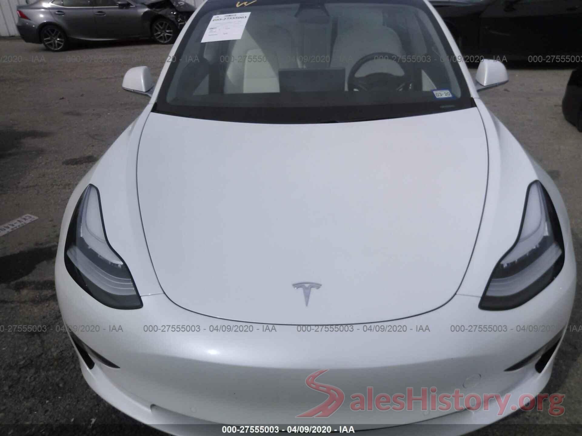 5YJ3E1EBXKF214108 2019 TESLA MODEL 3