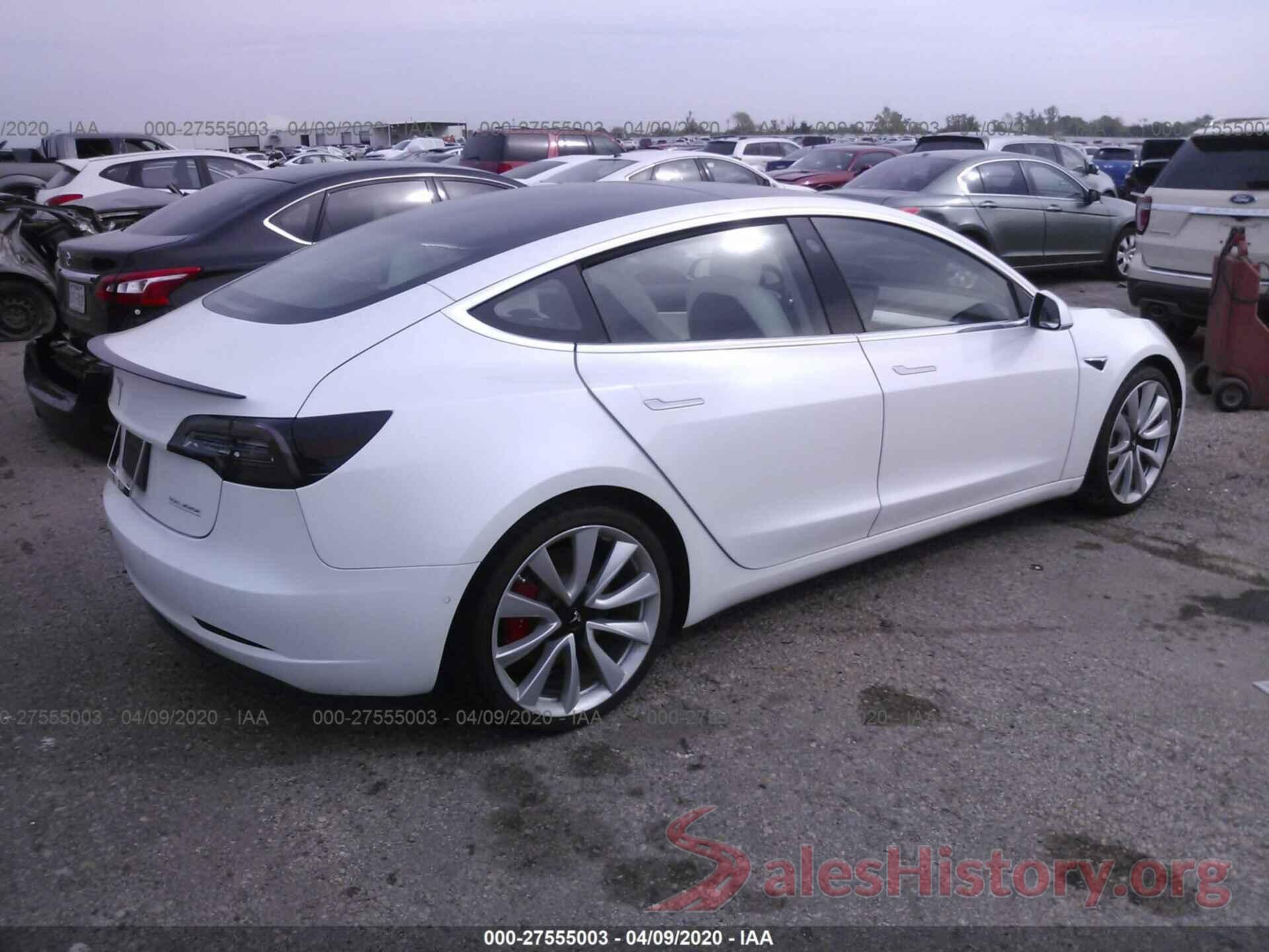 5YJ3E1EBXKF214108 2019 TESLA MODEL 3