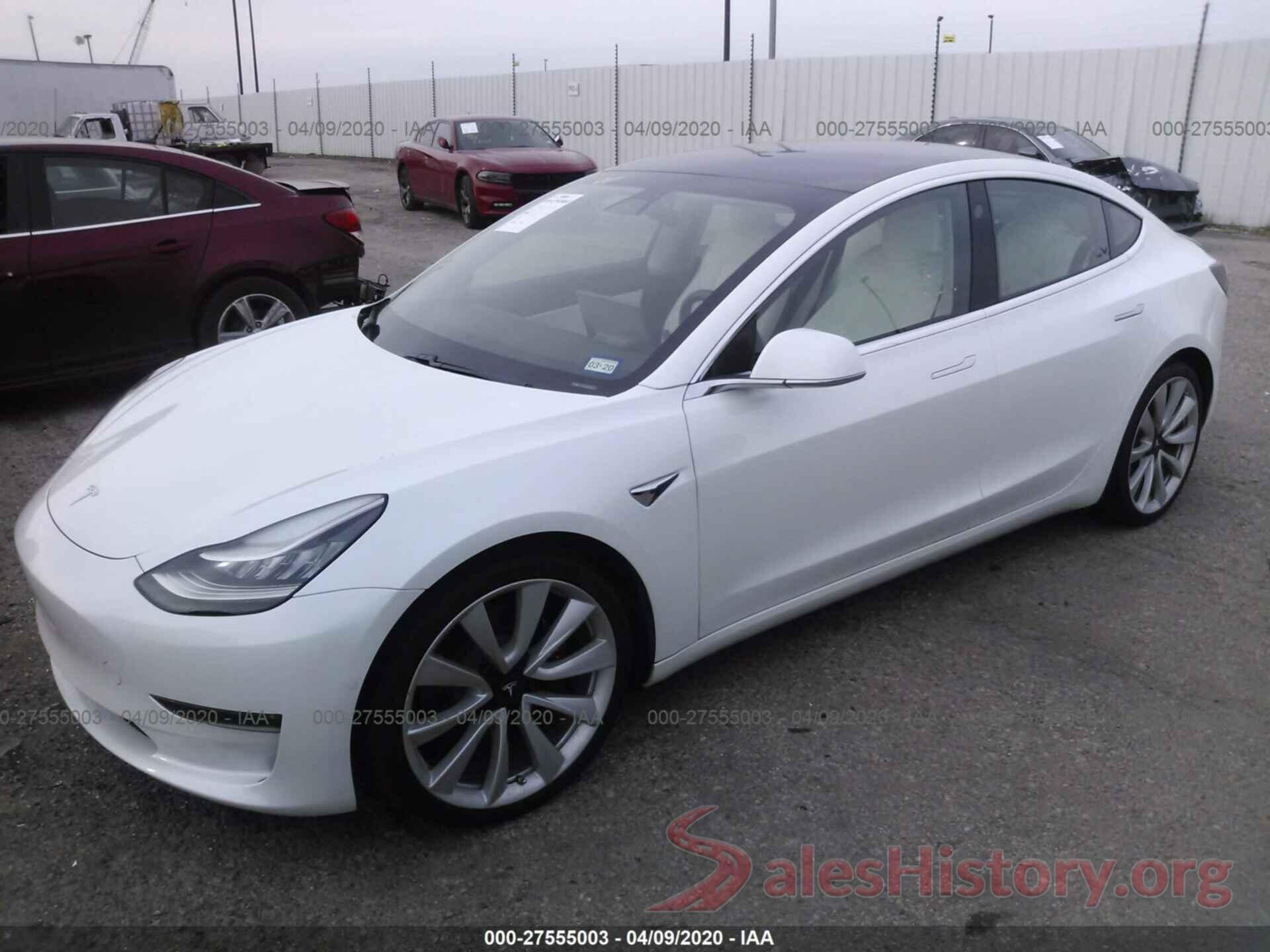 5YJ3E1EBXKF214108 2019 TESLA MODEL 3