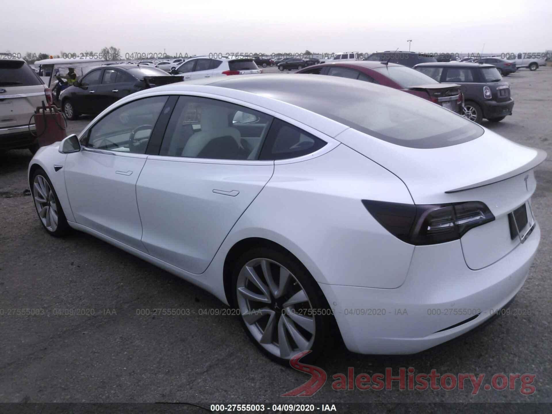 5YJ3E1EBXKF214108 2019 TESLA MODEL 3