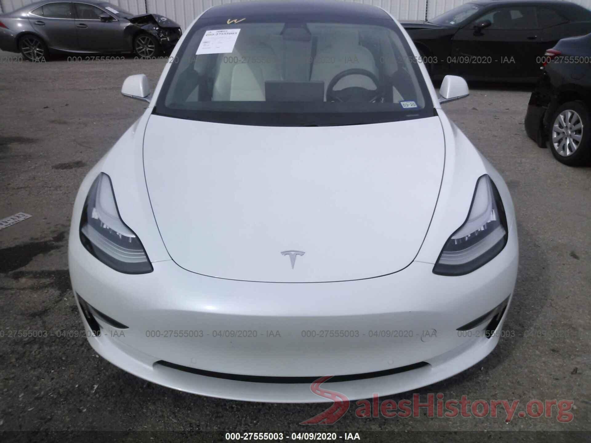 5YJ3E1EBXKF214108 2019 TESLA MODEL 3