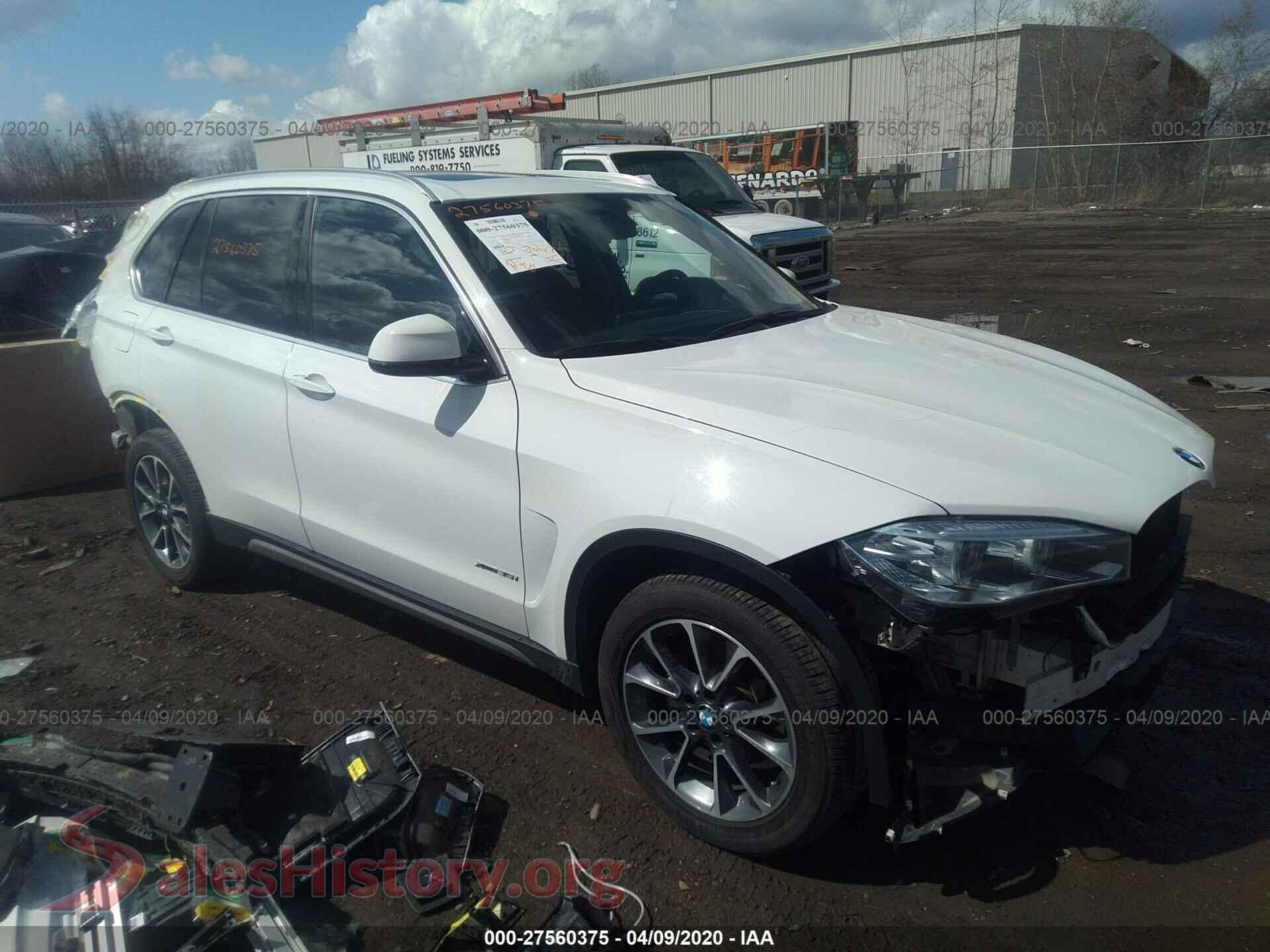 2018 BMW X5 VIN 5UXKR0C57J0X88880, auction photo