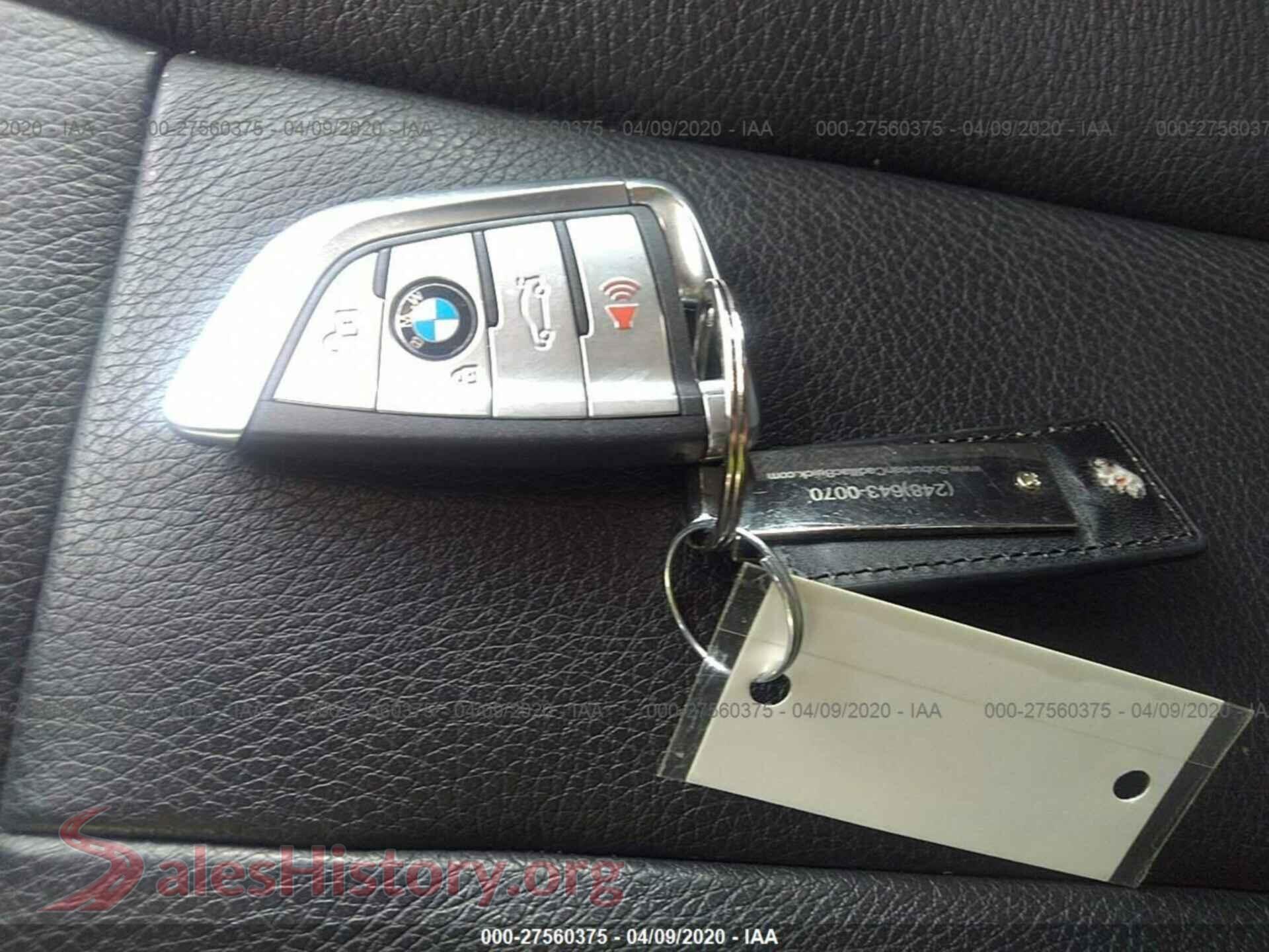 2018 BMW X5 VIN 5UXKR0C57J0X88880, odometer mileage