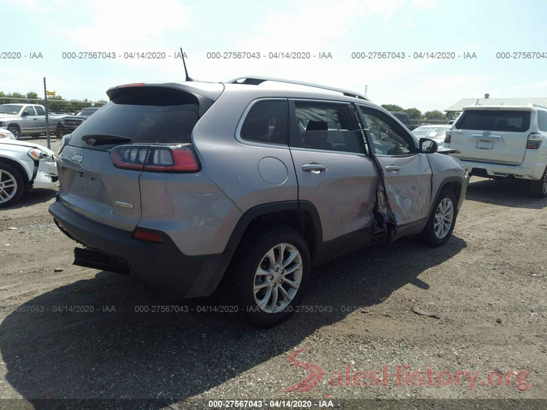 1C4PJLCB1KD474013 2019 JEEP CHEROKEE