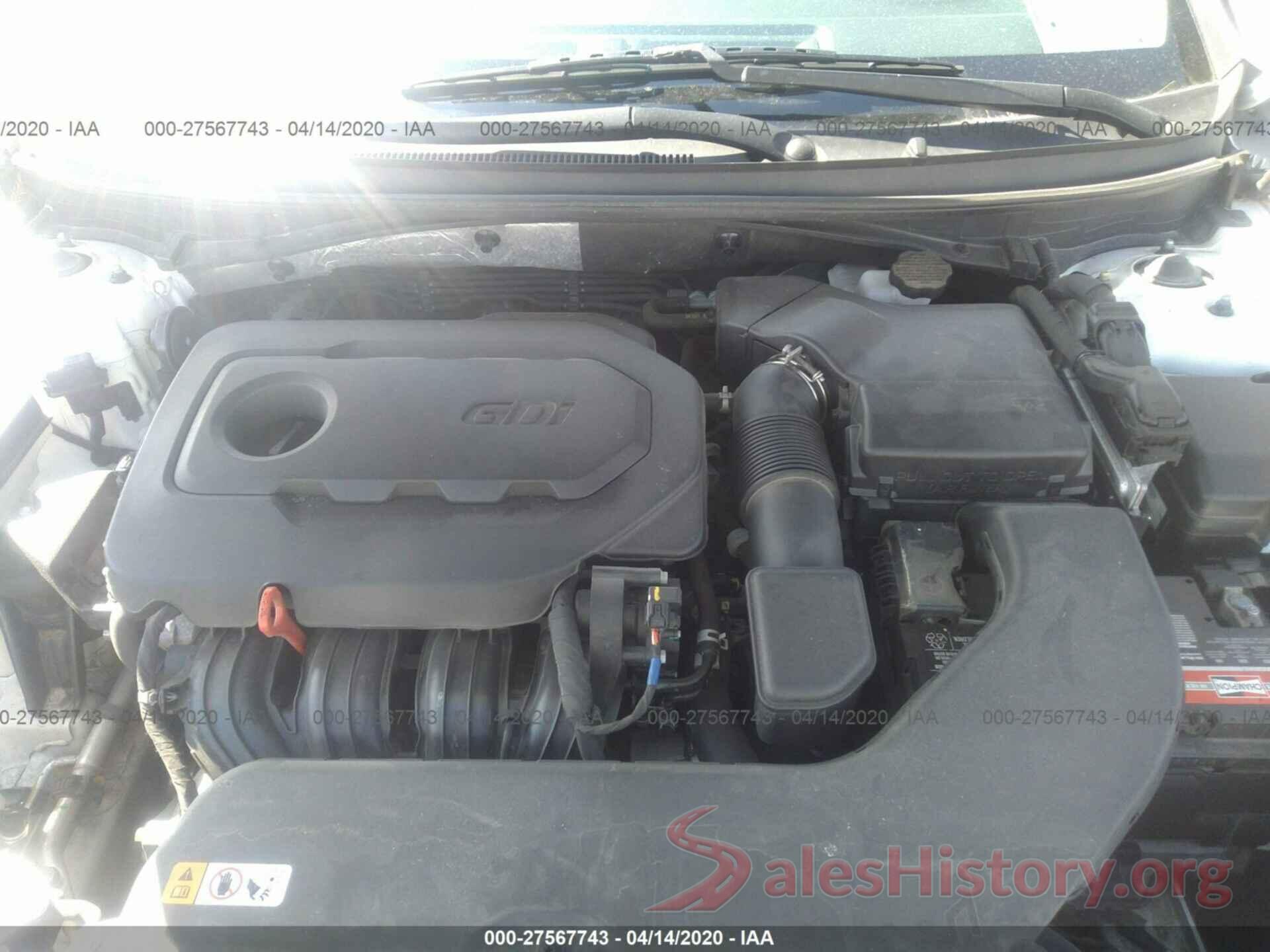 5NPE24AFXGH399409 2016 HYUNDAI SONATA