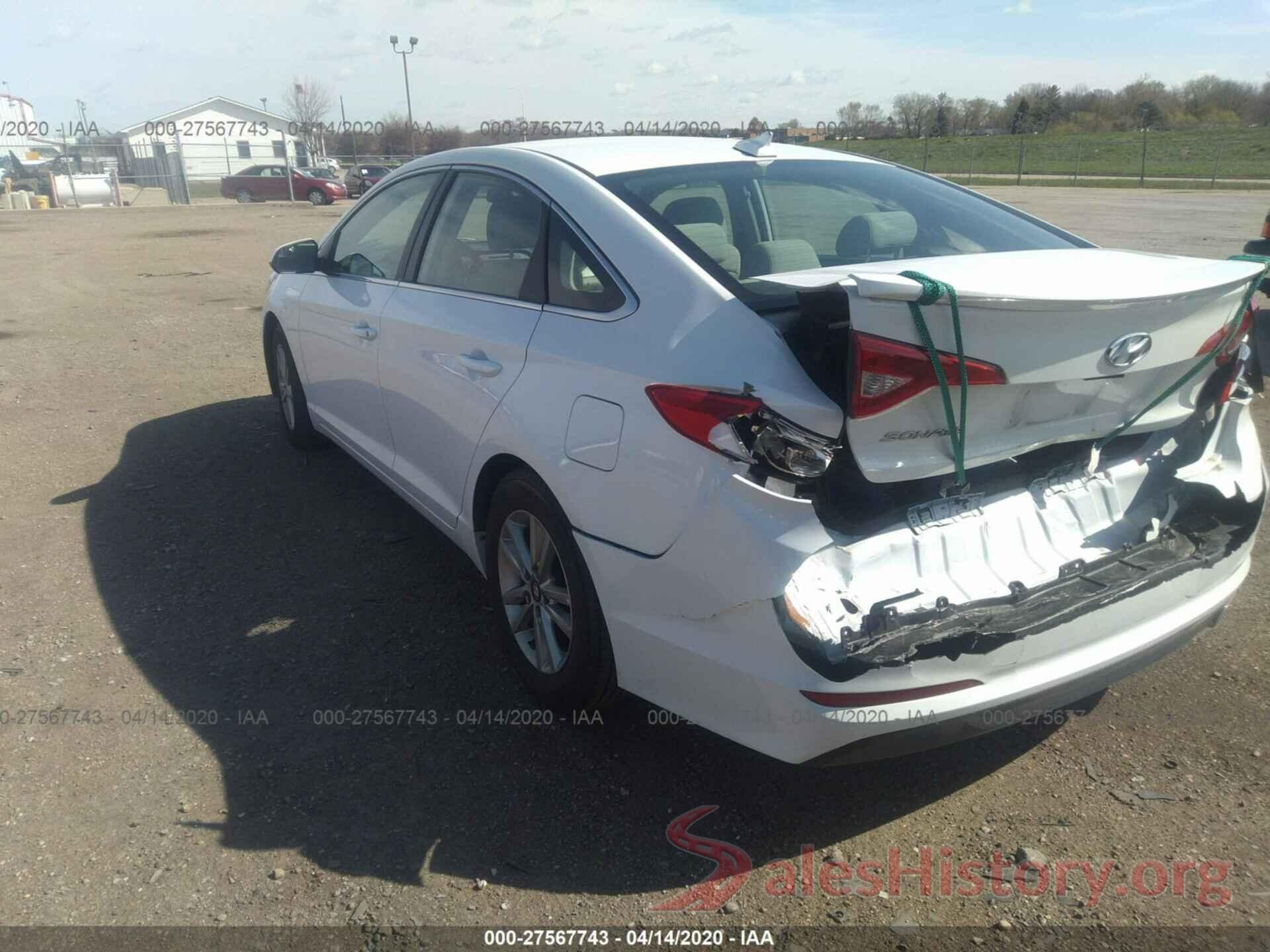 5NPE24AFXGH399409 2016 HYUNDAI SONATA