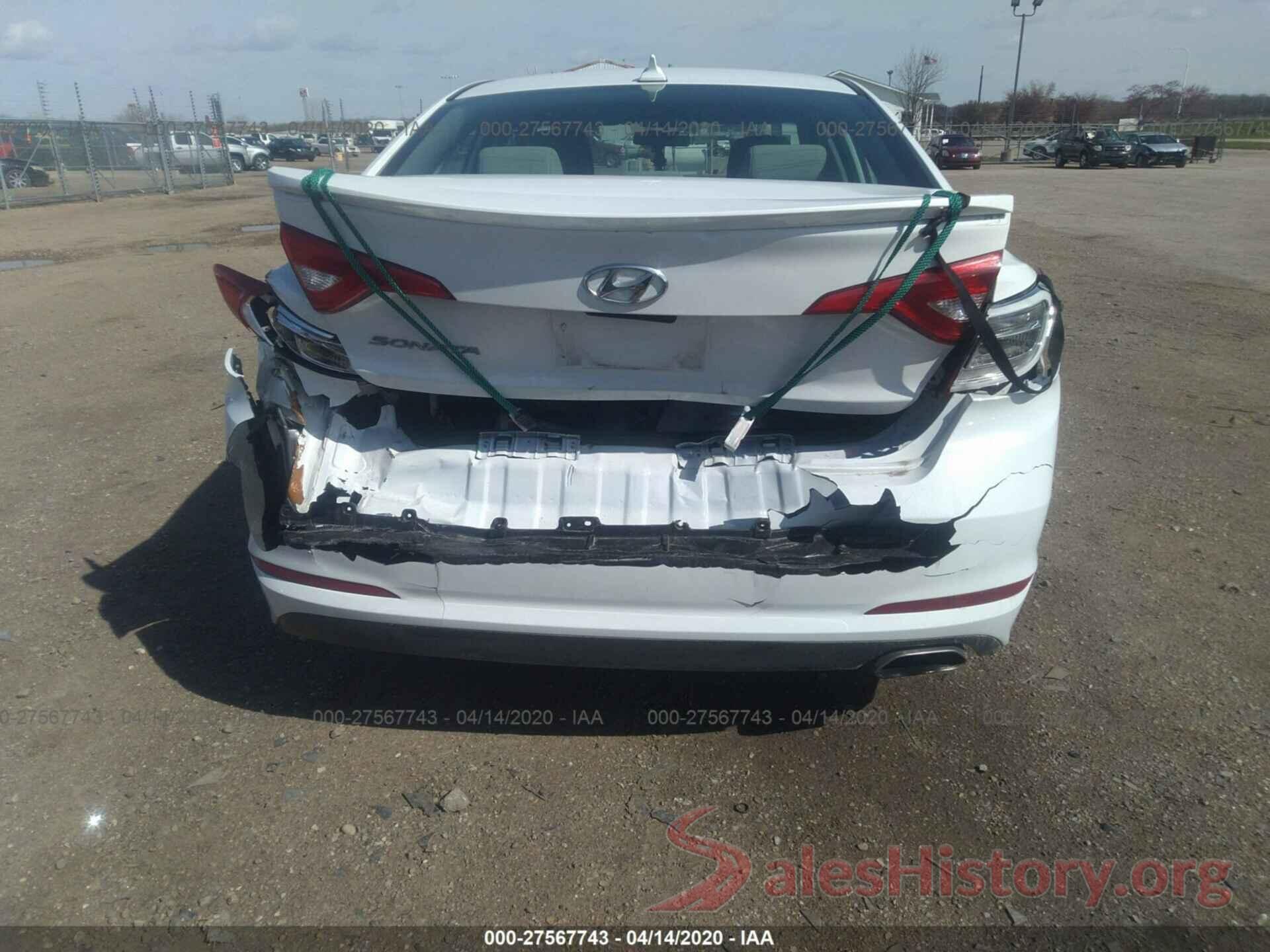 5NPE24AFXGH399409 2016 HYUNDAI SONATA