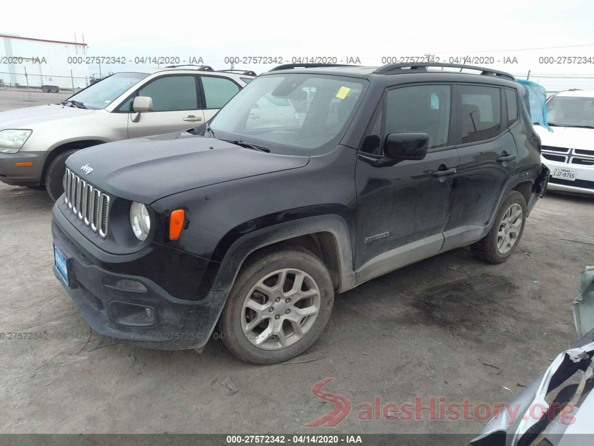 ZACCJABT3GPD59080 2016 JEEP RENEGADE