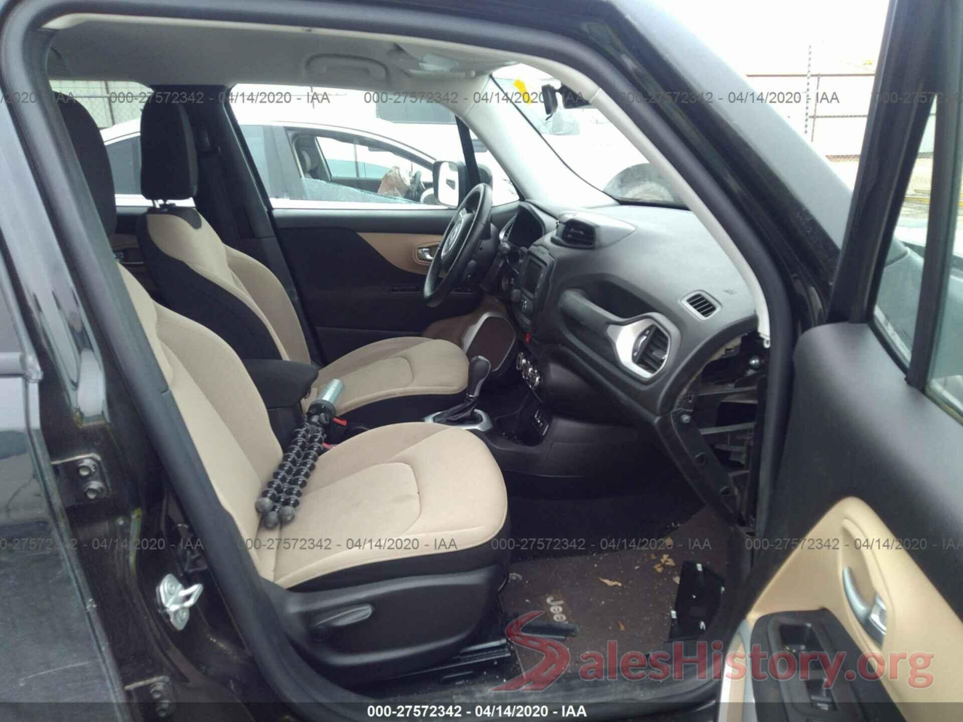 ZACCJABT3GPD59080 2016 JEEP RENEGADE