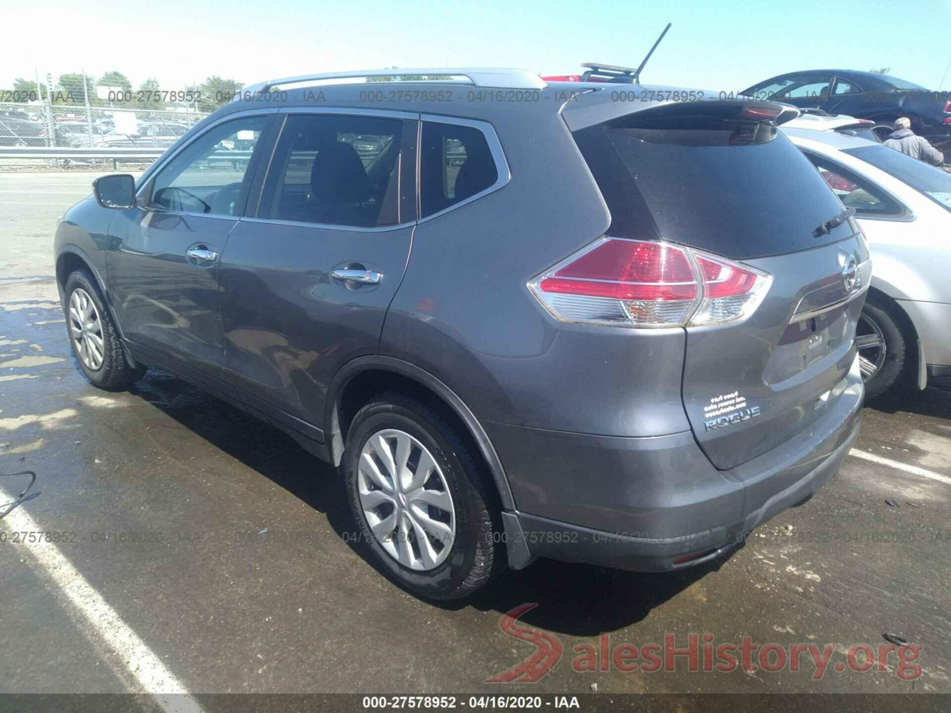 KNMAT2MT3GP603120 2016 NISSAN ROGUE