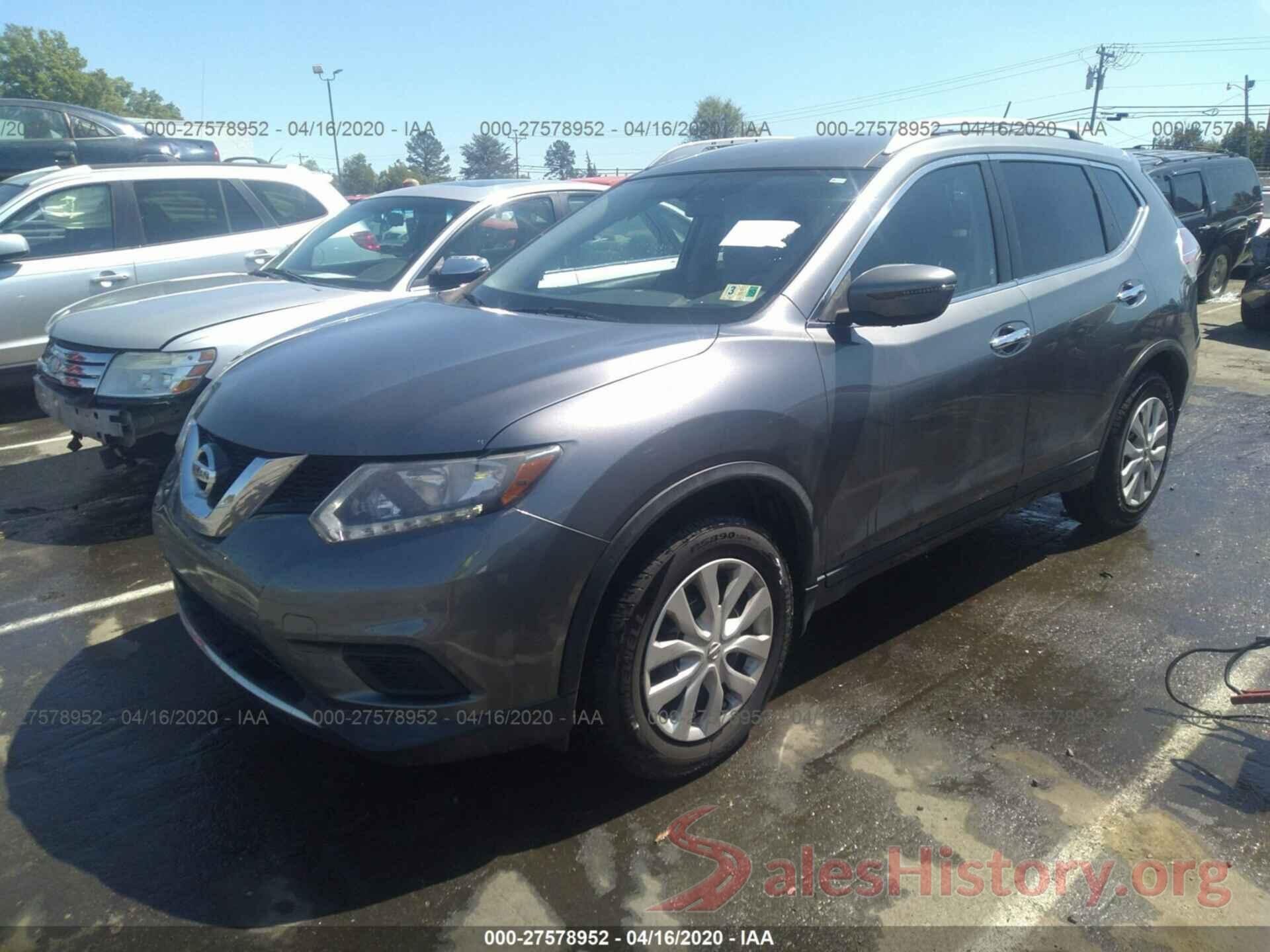 KNMAT2MT3GP603120 2016 NISSAN ROGUE