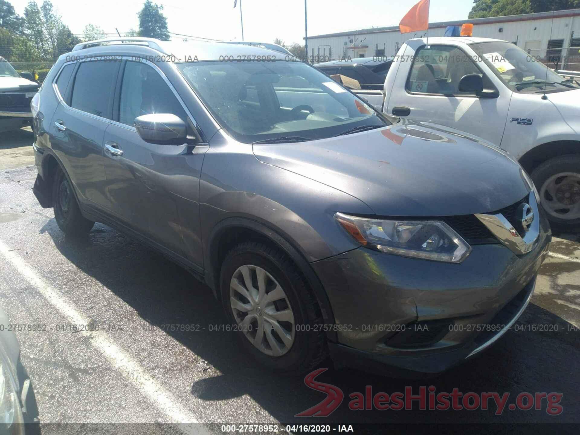 KNMAT2MT3GP603120 2016 NISSAN ROGUE