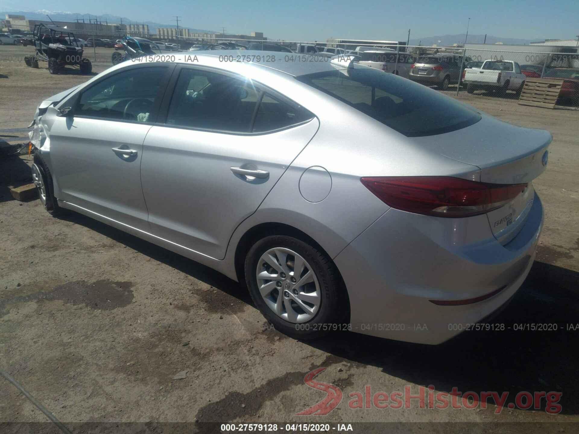 5NPD74LF5HH205459 2017 HYUNDAI ELANTRA