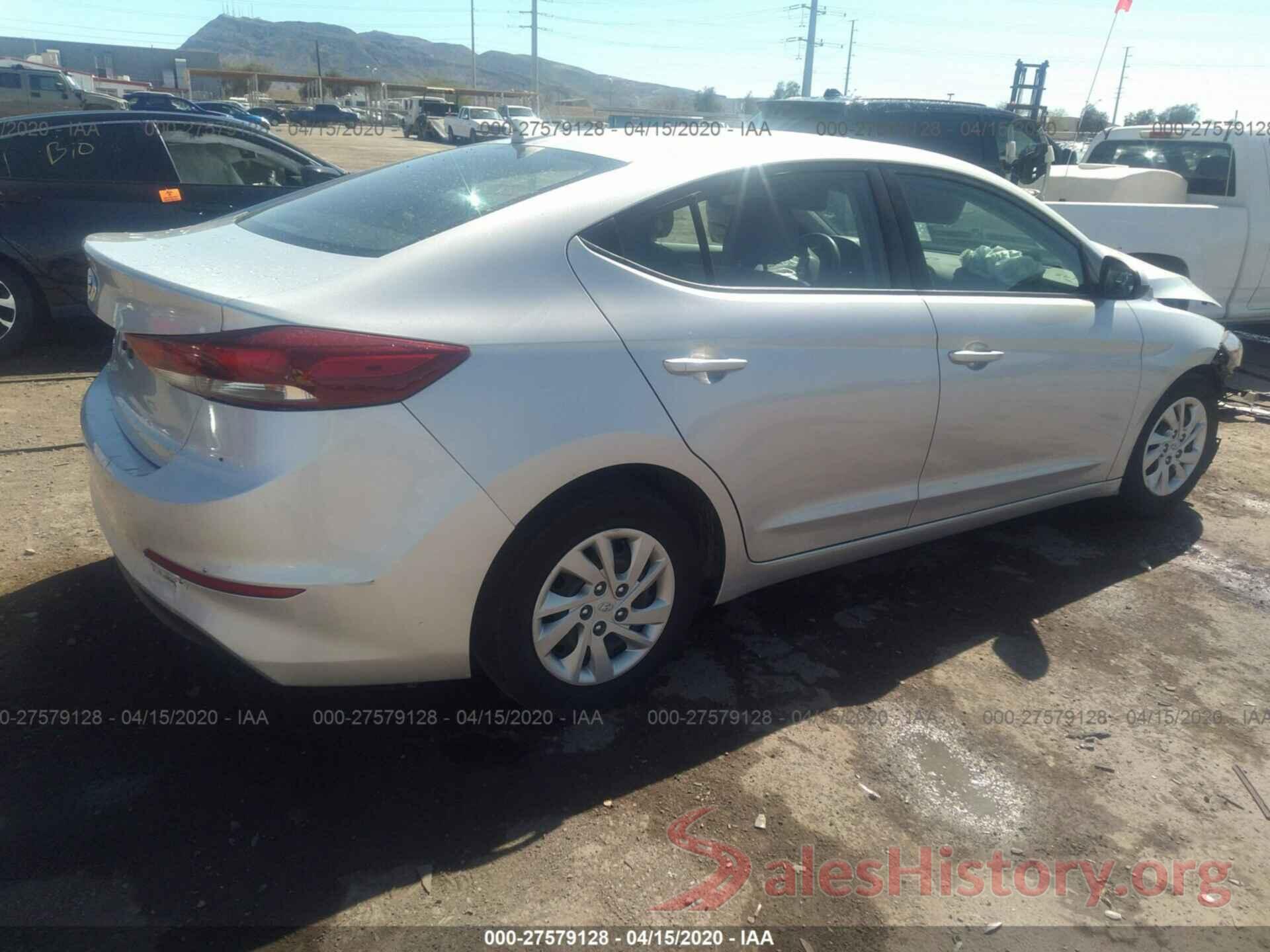 5NPD74LF5HH205459 2017 HYUNDAI ELANTRA