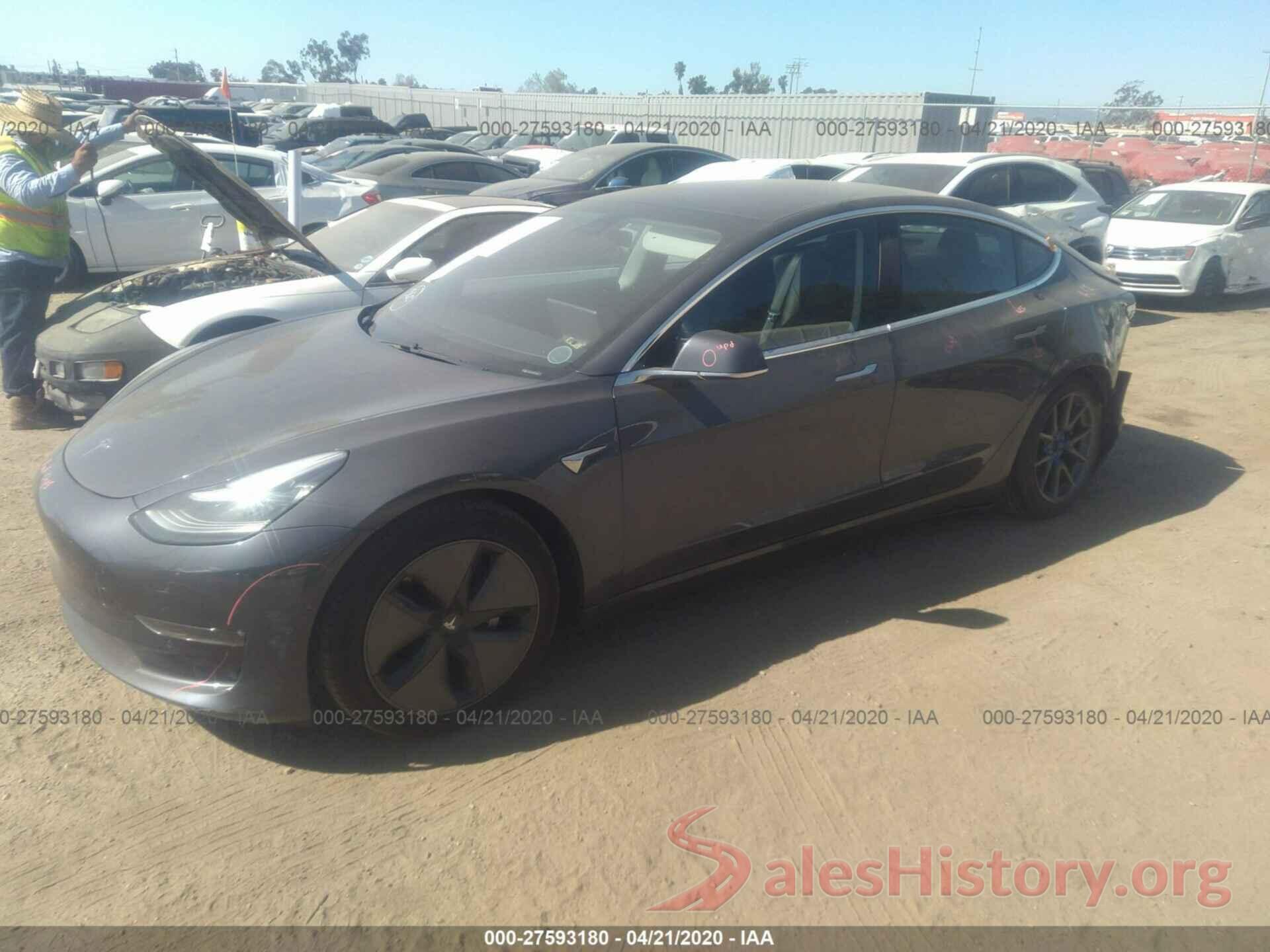 5YJ3E1EA6JF157816 2018 TESLA MODEL 3