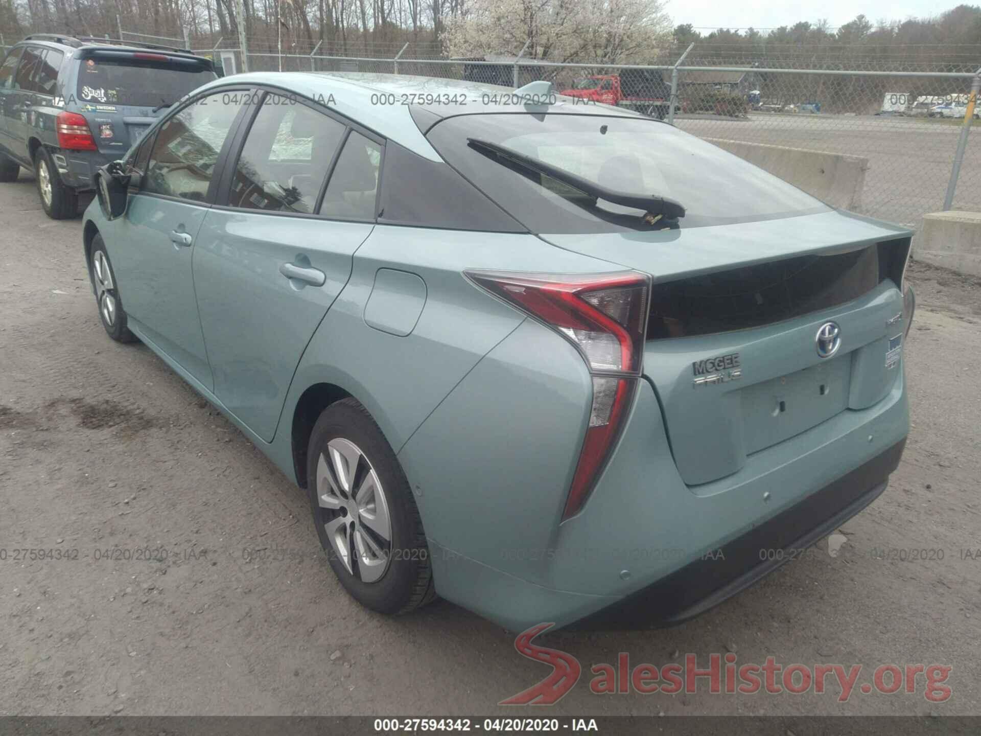 JTDKBRFU5H3054972 2017 TOYOTA PRIUS