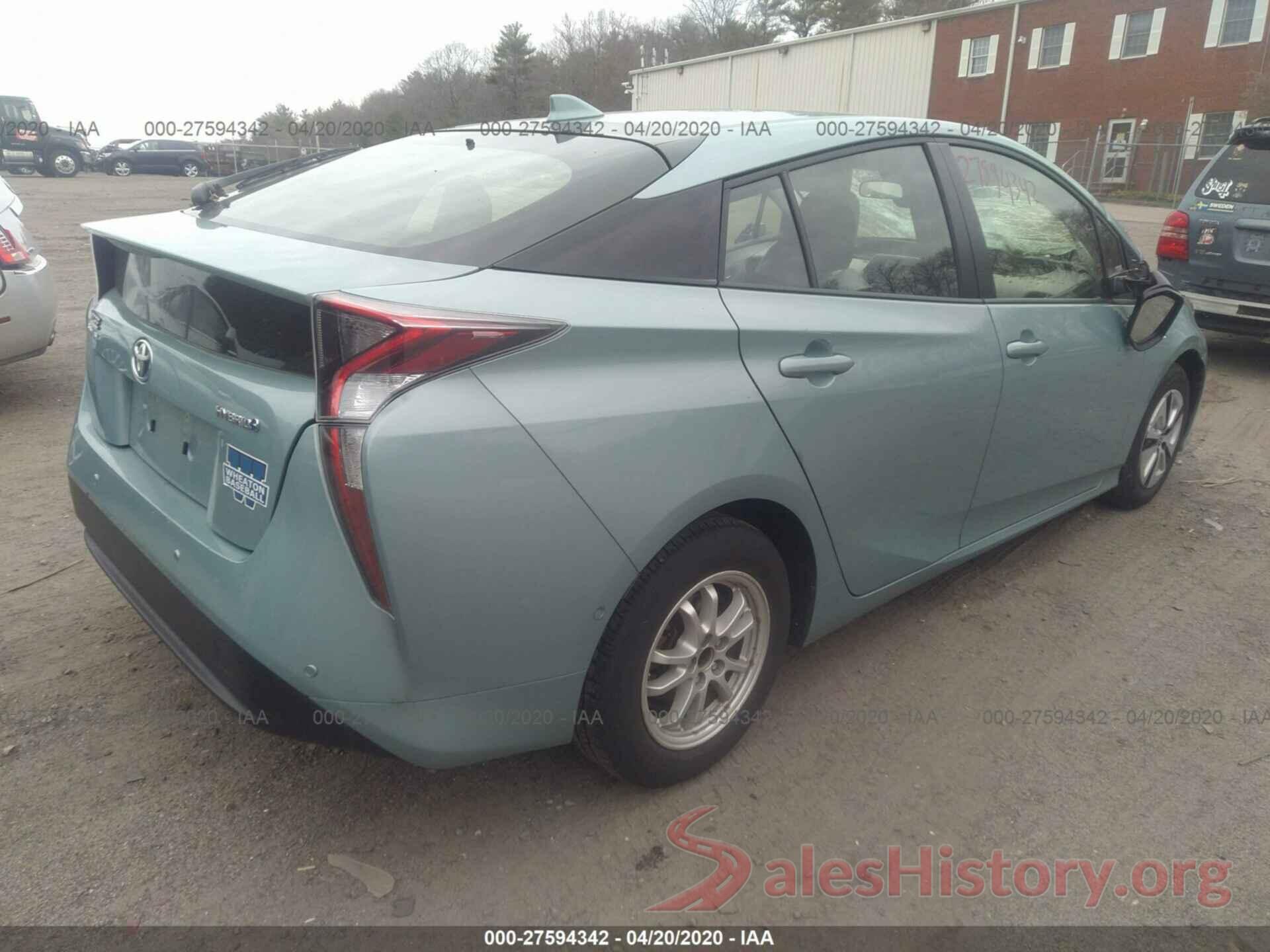 JTDKBRFU5H3054972 2017 TOYOTA PRIUS