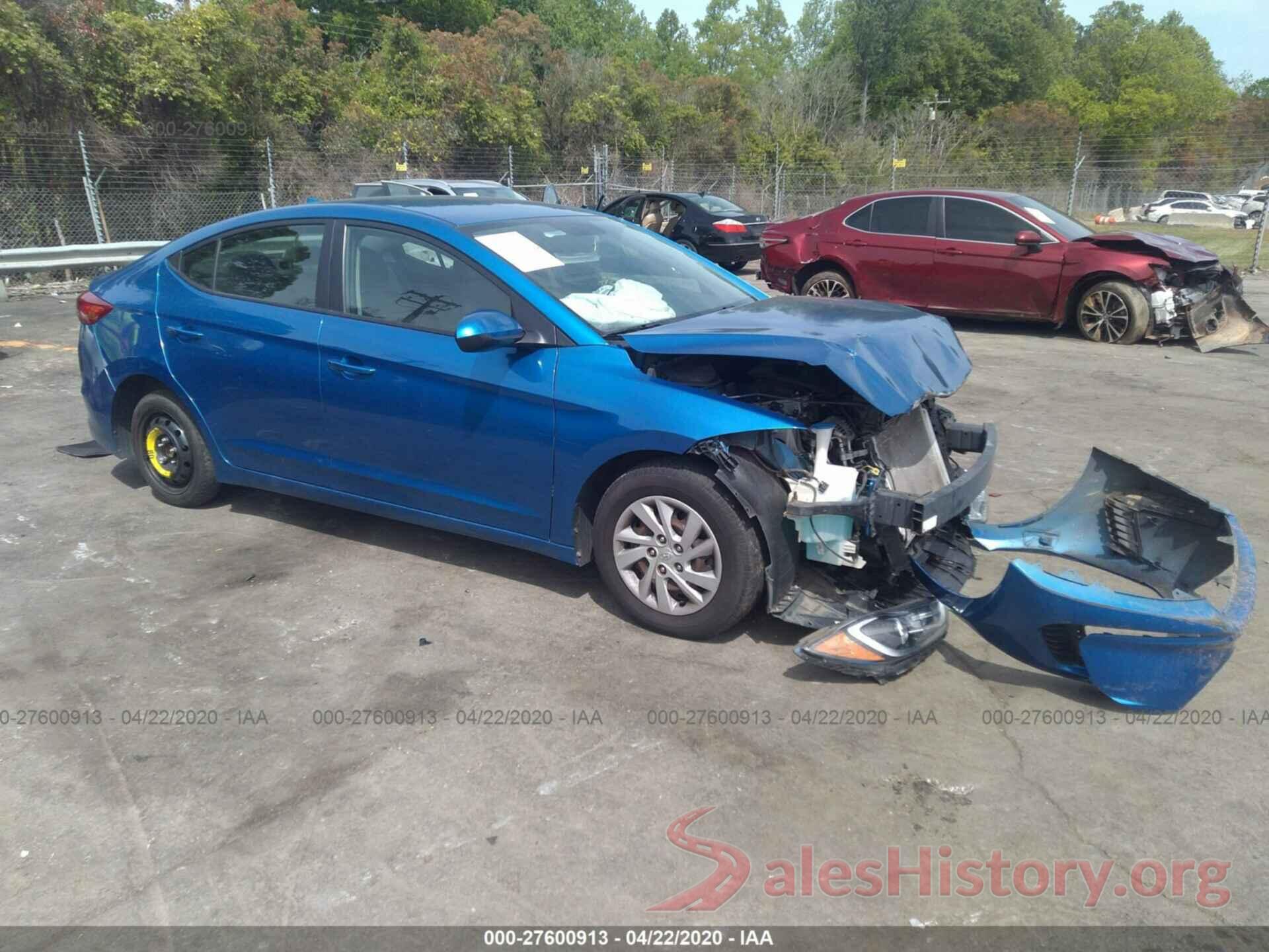 5NPD74LF1HH079357 2017 HYUNDAI ELANTRA