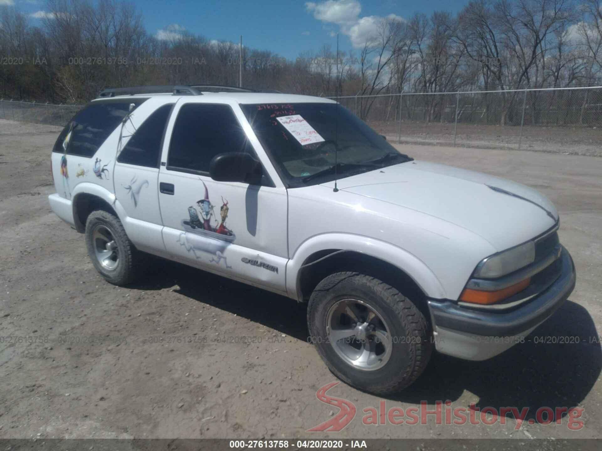 1GNCS18W71K163778 2001 CHEVROLET BLAZER